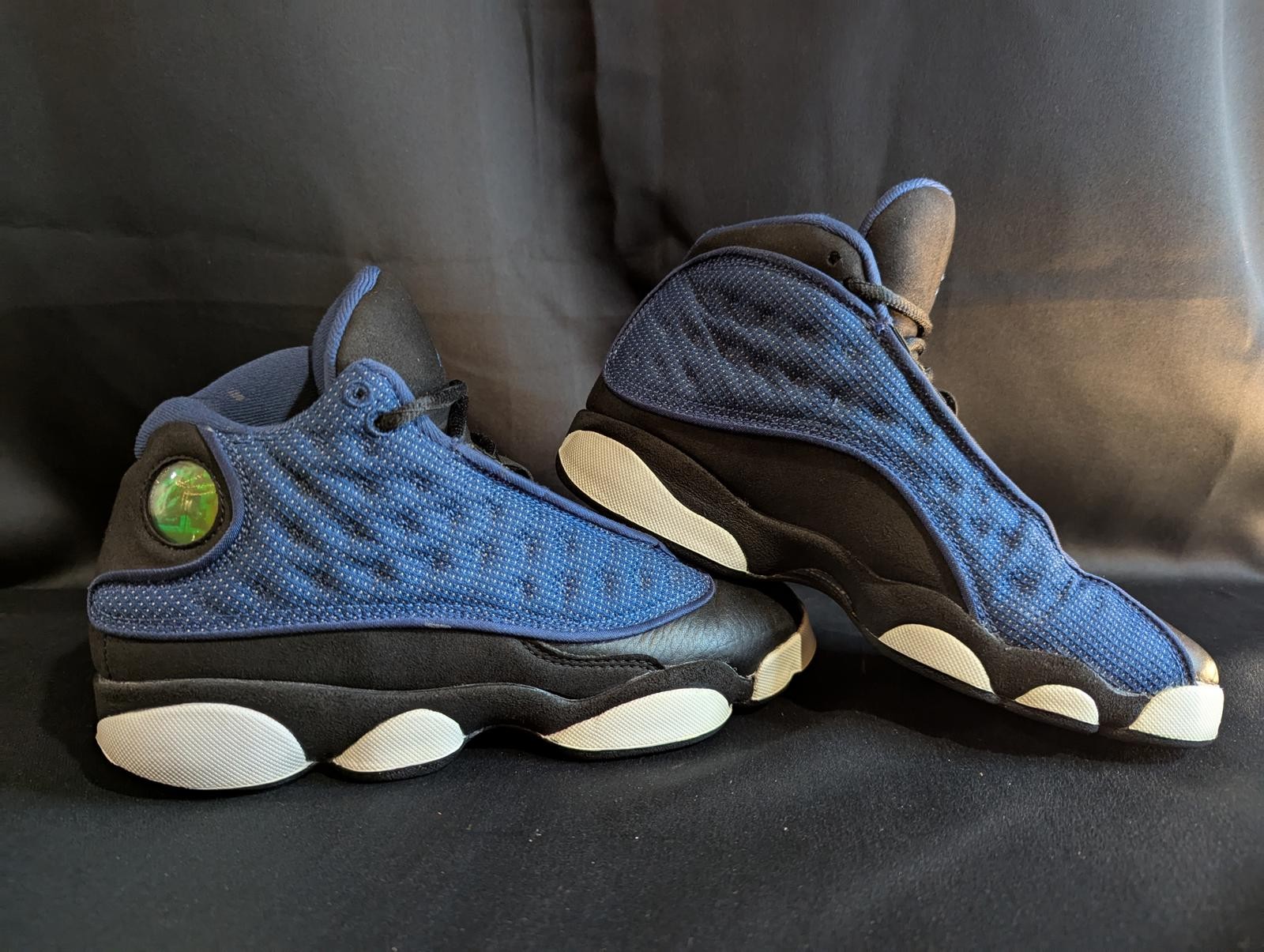 Jordan 13 Retro GS "Brave Blue" Navy Black Size 6.5Y Used VGC 884129-400 Jordan 13 Retro GS "Brave Blue" Navy Black Size 6.5Y Used VGC 884129-400