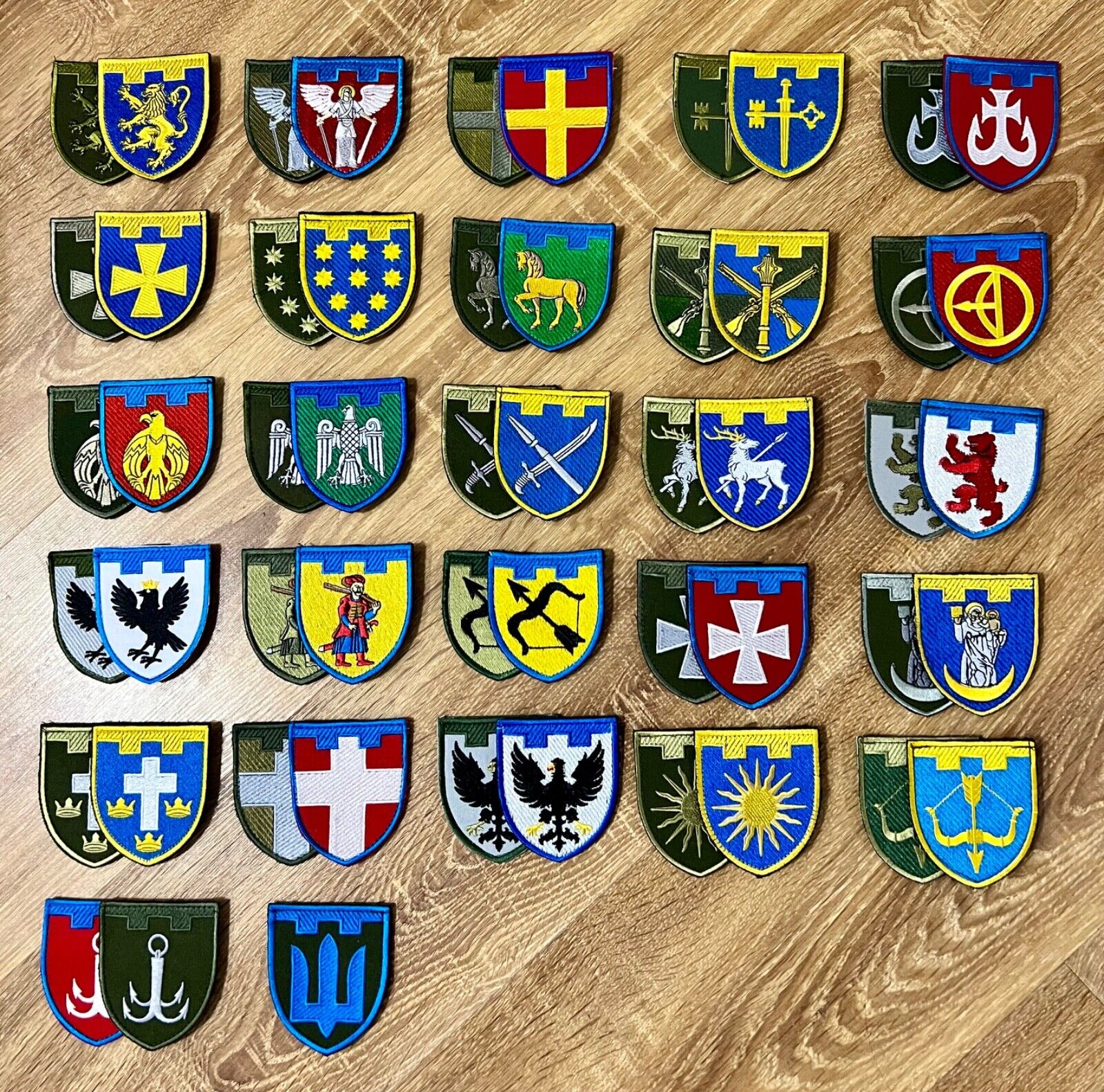 Ukraine patch set of 53 military war army  patches Ukrainian armed forces