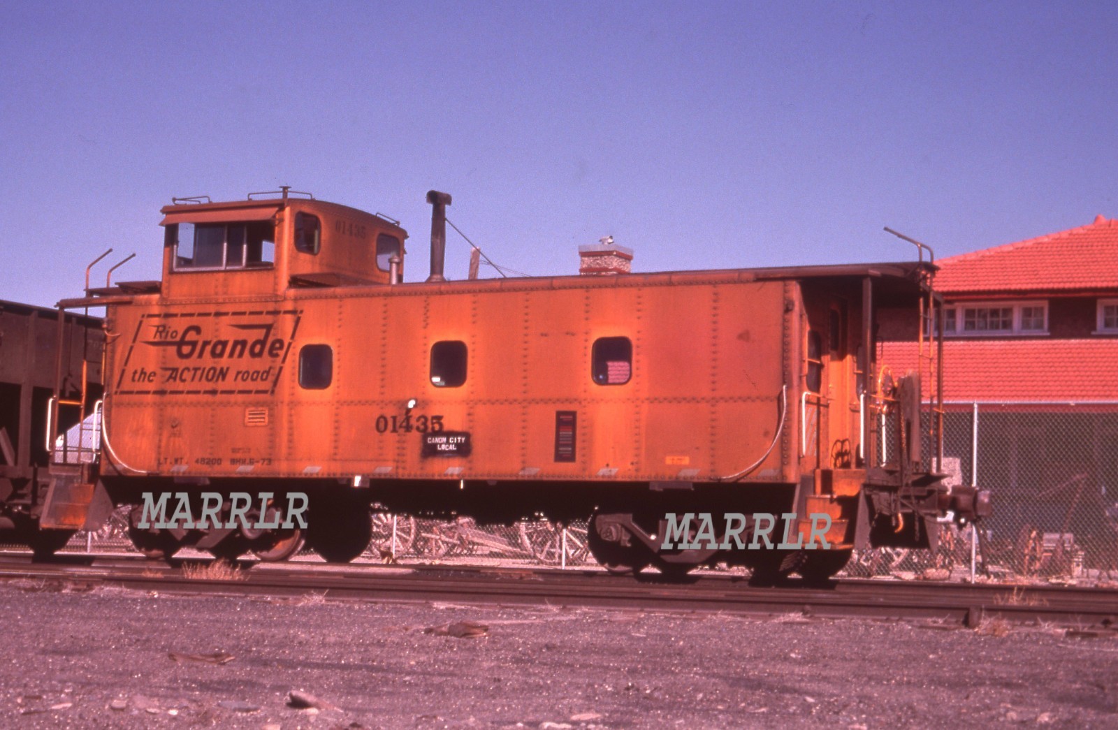 RR Photo-RIO GRANDE DRGW 01435 Caboose