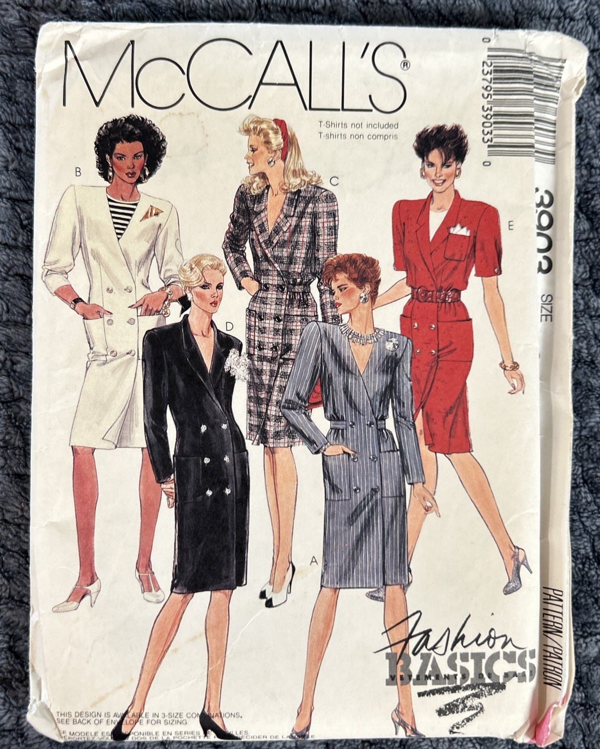 Vtg 1988 McCall #3903 Woman's Coat Dresses with Variations Sizes 10-12-14 Uncut Vtg 1988 McCall #3903 Woman's Coat Dresses with Variations Sizes 10-12-14 Uncut