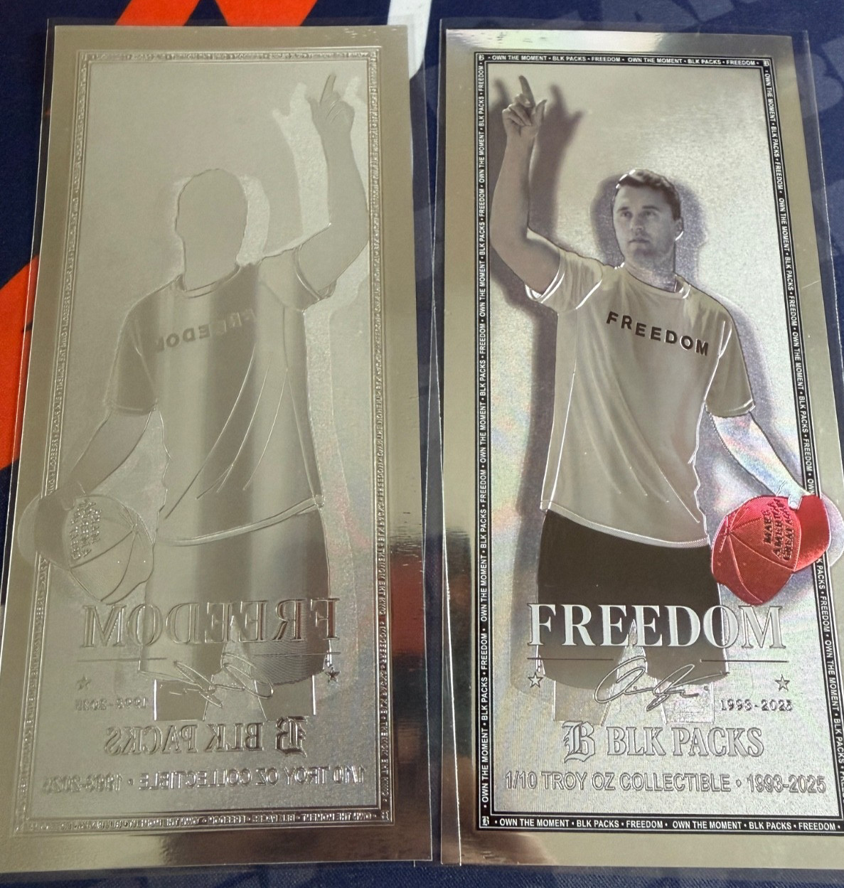 1 X SilverBack Leaf Note 1/10 Troy Oz + Charlie Kirk Freedom Digital Moment Card 1 X SilverBack Leaf Note 1/10 Troy Oz + Charlie Kirk Freedom Digital Moment Card