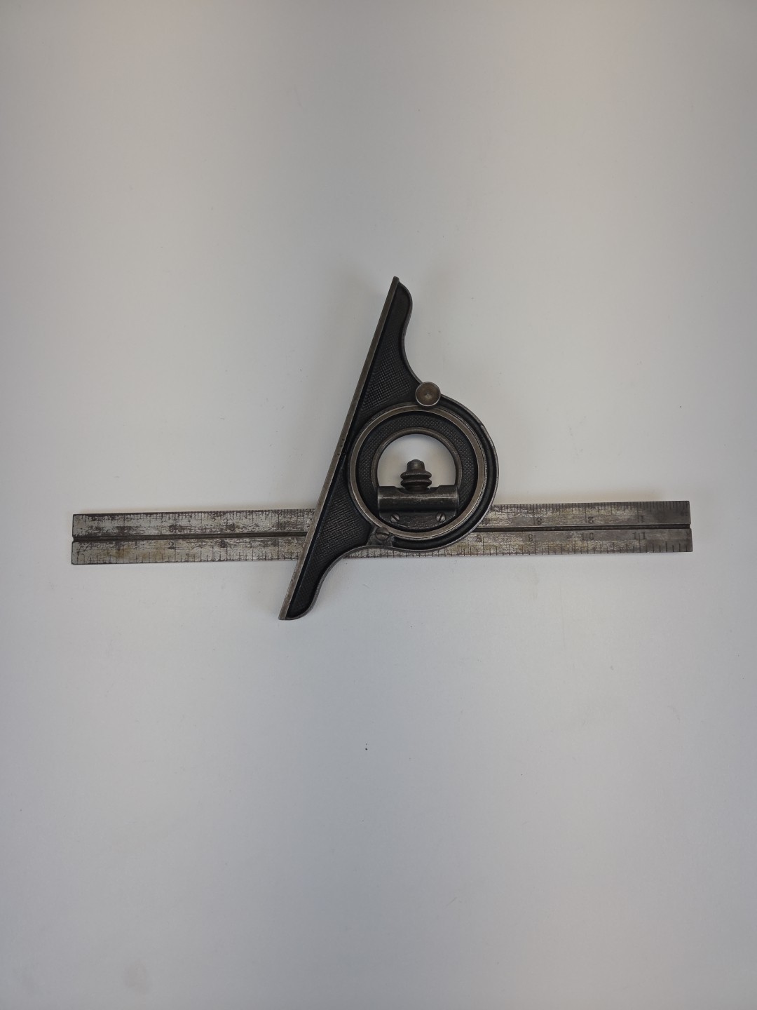 Vintage L S Starrett Co No. 4 12" rule with No. 12 Protractor Vintage L S Starrett Co No. 4 12" rule with No. 12 Protractor