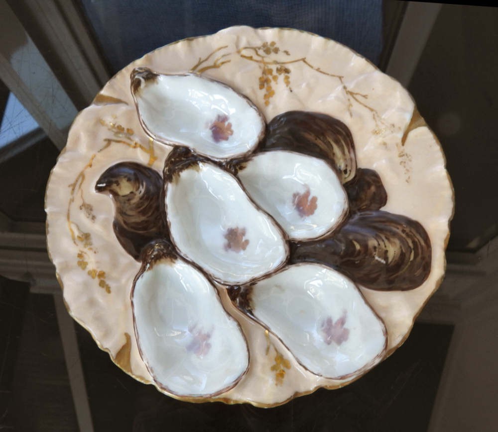 Haviland Limoges Turkey Oyster Plate 5 Well Haviland Limoges Turkey Oyster Plate 5 Well