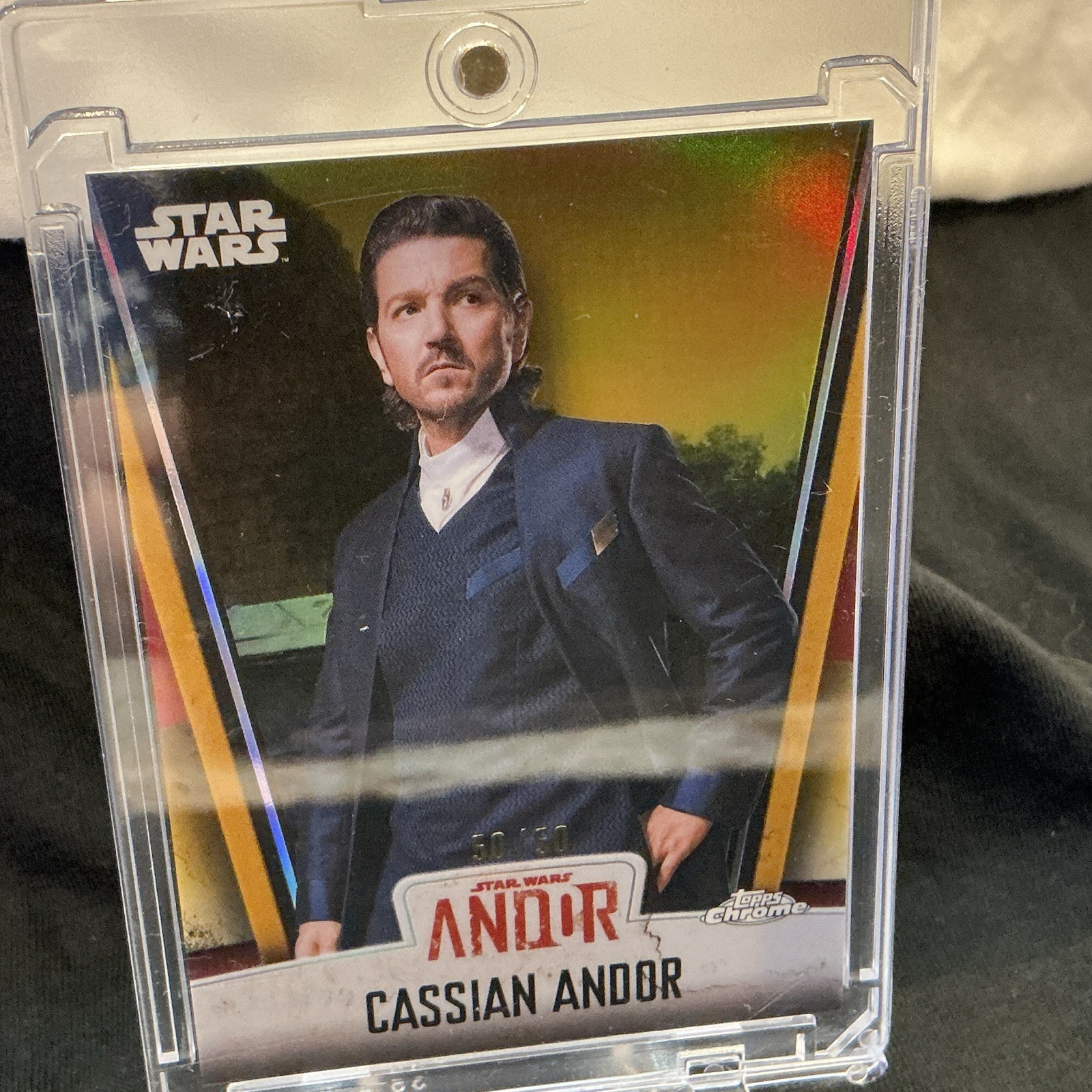 2026 Topps Chrome Star Wars CASSIAN ANDOR Gold Refractor 50/50 2026 Topps Chrome Star Wars CASSIAN ANDOR Gold Refractor 50/50