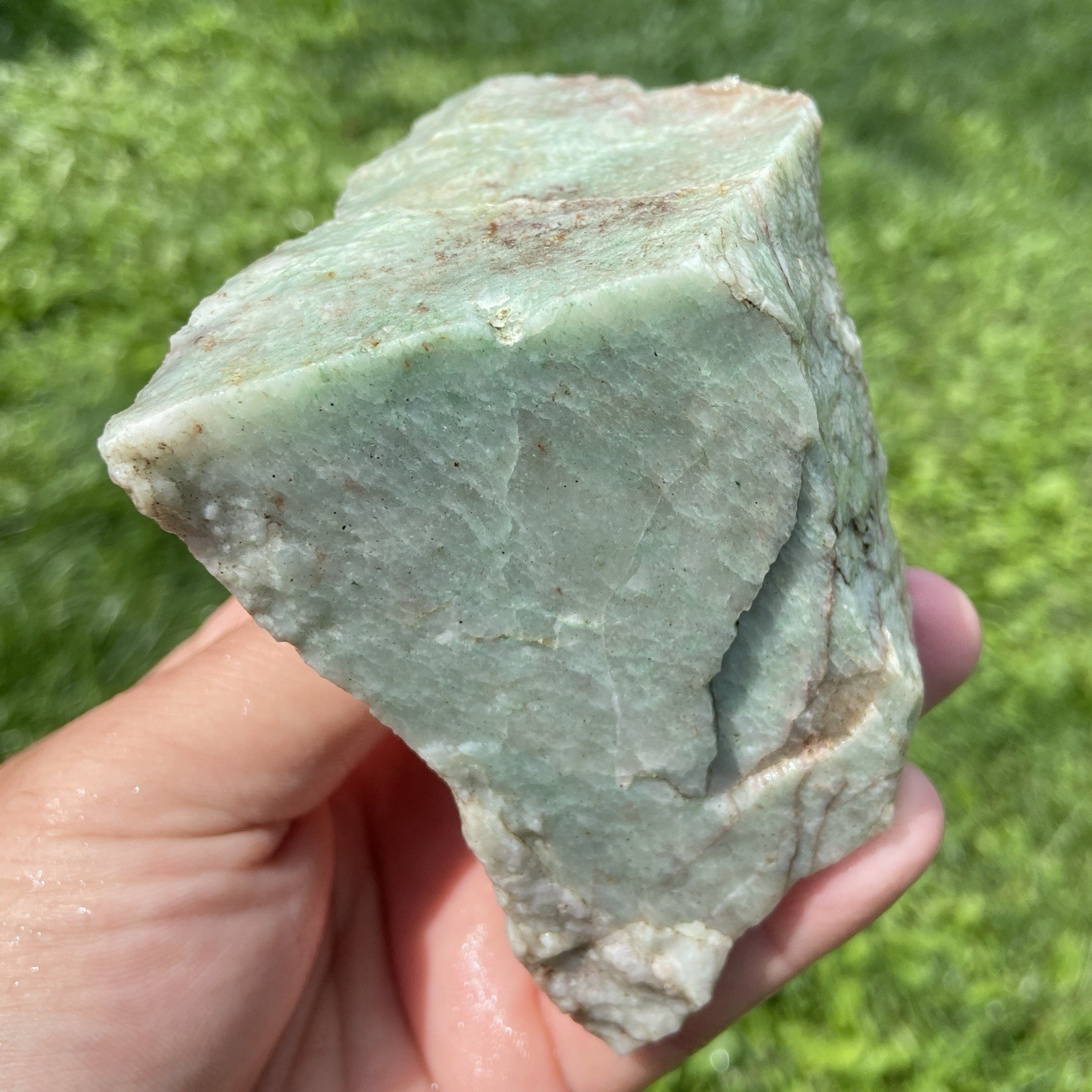 Stunning Amazonite Lapidary Rough Stone 1 Pound 7.27 Oz Stunning Amazonite Lapidary Rough Stone 1 Pound 7.27 Oz