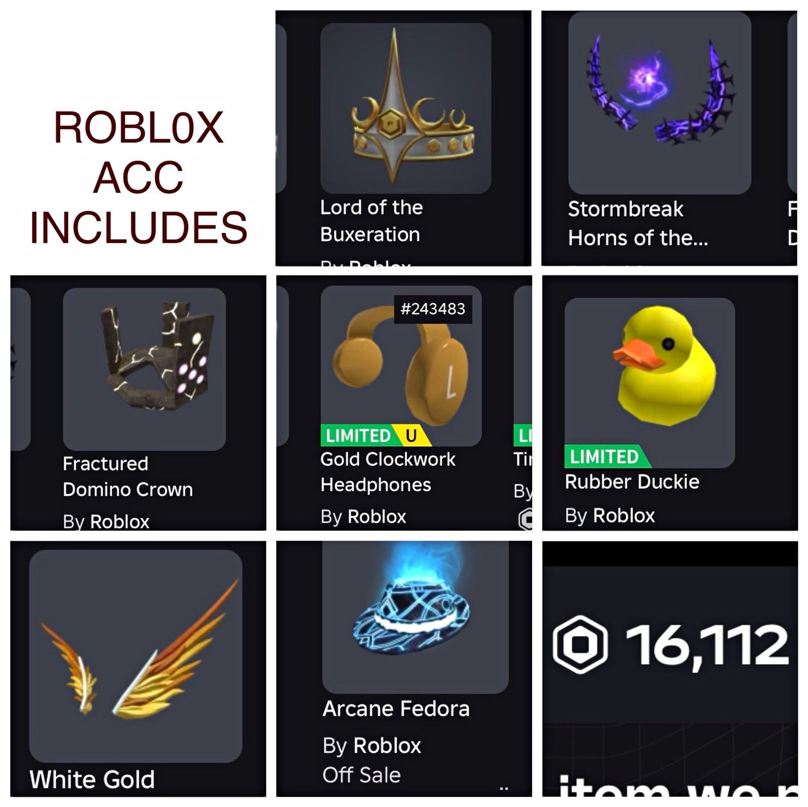 Rare Rablax Accunt