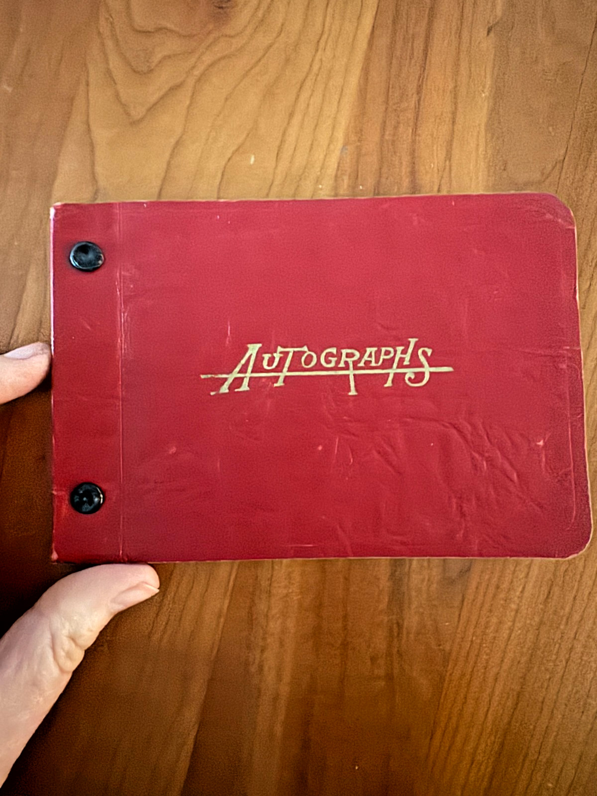 FREE SHIP VINTAGE 1951 Autograph Book with Notes FREE SHIP VINTAGE 1951 Autograph Book with Notes