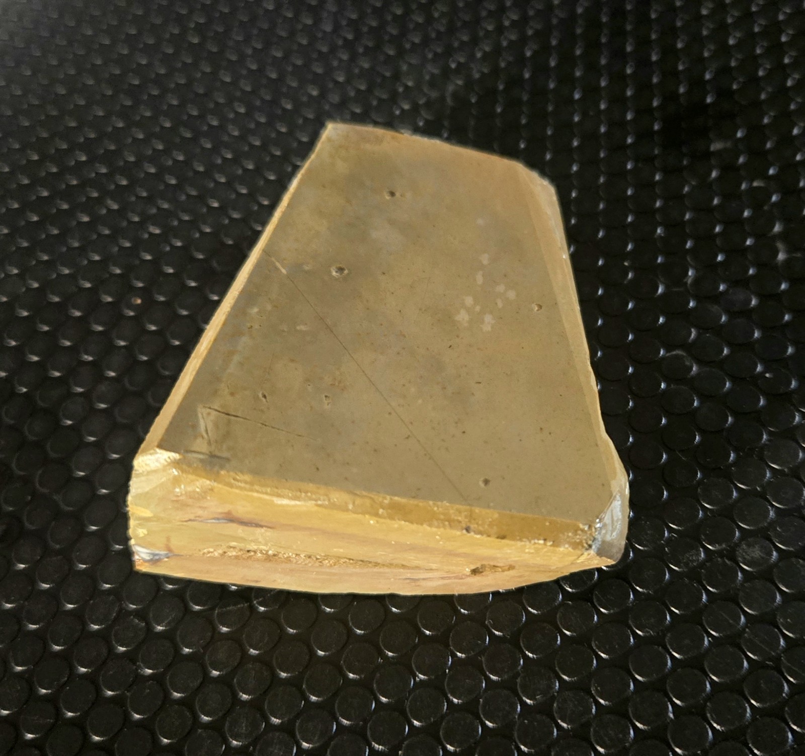 Japanese Natural Whetstone (JNAT) Tamagoiro Awasedo Tomo Nagura 92 Grams Japanese Natural Whetstone (JNAT) Tamagoiro Awasedo Tomo Nagura 92 Grams