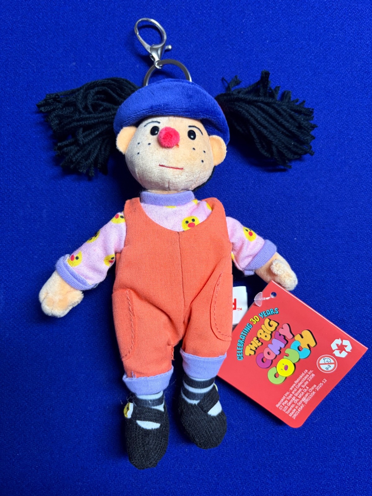 Retrokid The Big Comfy Couch Loonette Plush Bag Charm Keychain NEW Retrokid The Big Comfy Couch Loonette Plush Bag Charm Keychain NEW