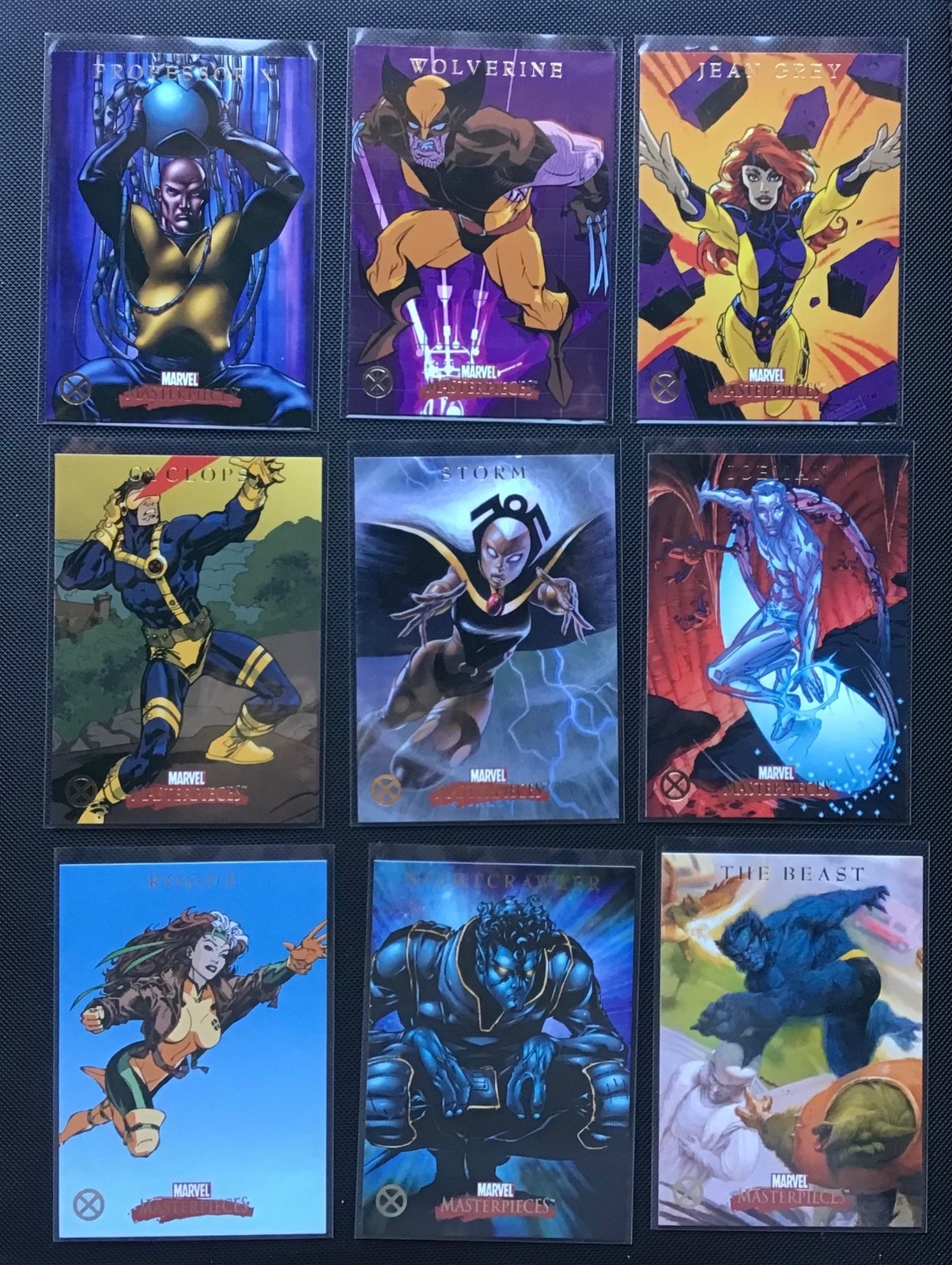 2007 MARVEL MASTERPIECES COMPLETE 9 CARD X- MEN CHASE SET 2007 MARVEL MASTERPIECES COMPLETE 9 CARD X- MEN CHASE SET