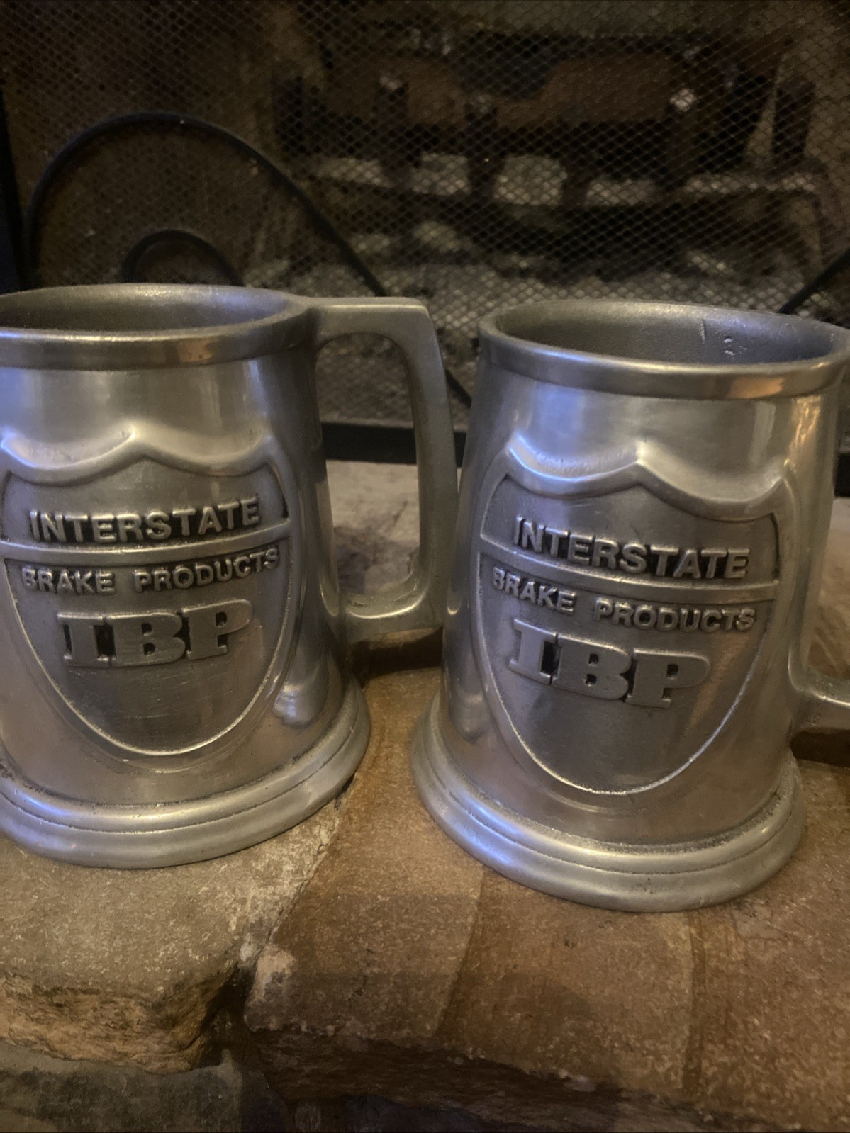 Two CARSON CASTING Co. Freeport PA statesmetal Mugs Steins ~ Vintage pair Two CARSON CASTING Co. Freeport PA statesmetal Mugs Steins ~ Vintage pair