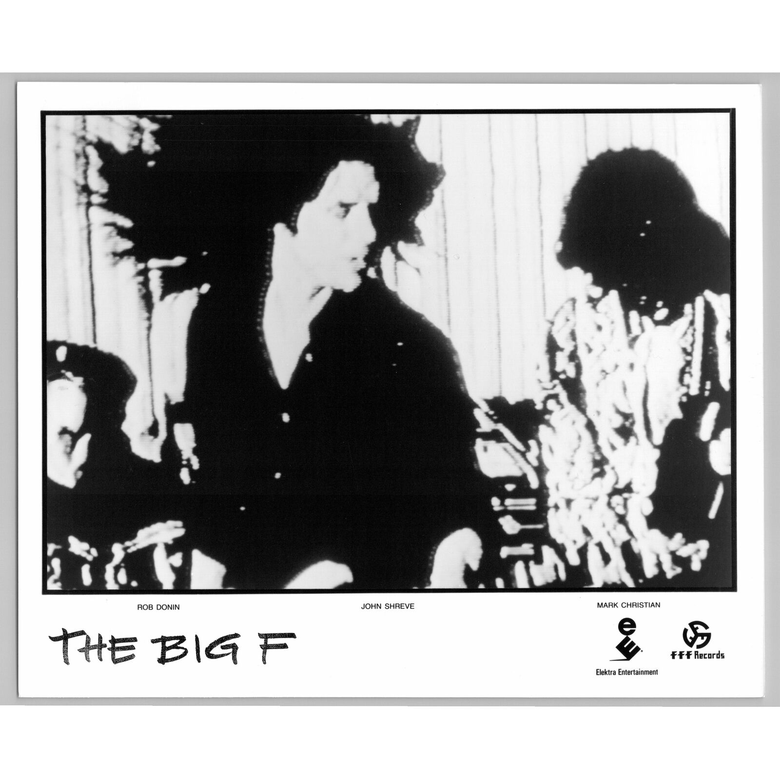 The Big F Underground California Rock Band 80s-90s Glossy Music Press Photo