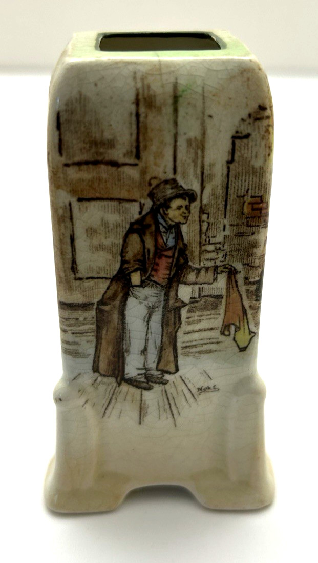 Rare Royal Doulton Dickens Ware Artful Dodger Hat Pin Holder Vintage England Rare Royal Doulton Dickens Ware Artful Dodger Hat Pin Holder Vintage England