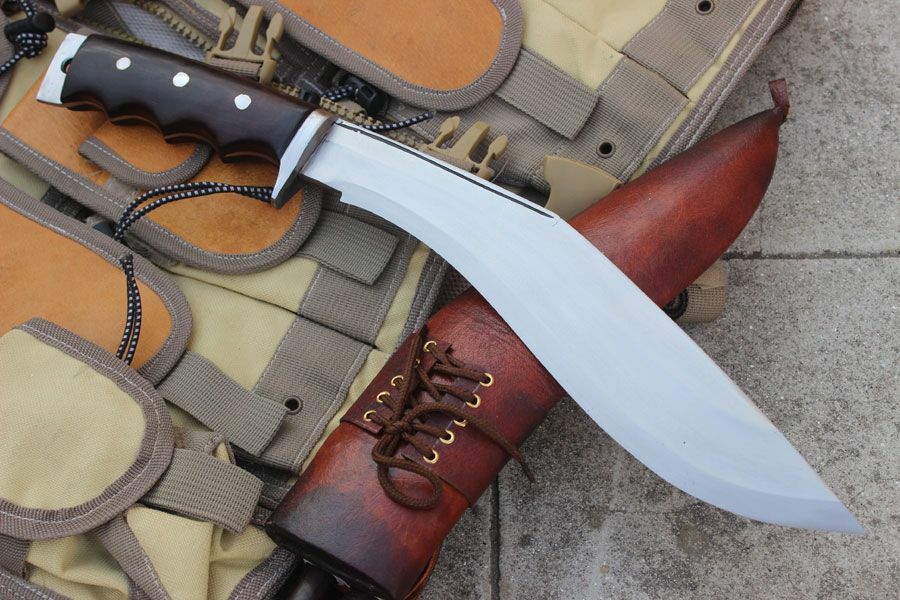EGKH-11 Inch Gurkha Afghan Brown Gripper blocker Handle Kukri/Khukuri EGKH-11 Inch Gurkha Afghan Brown Gripper blocker Handle Kukri/Khukuri