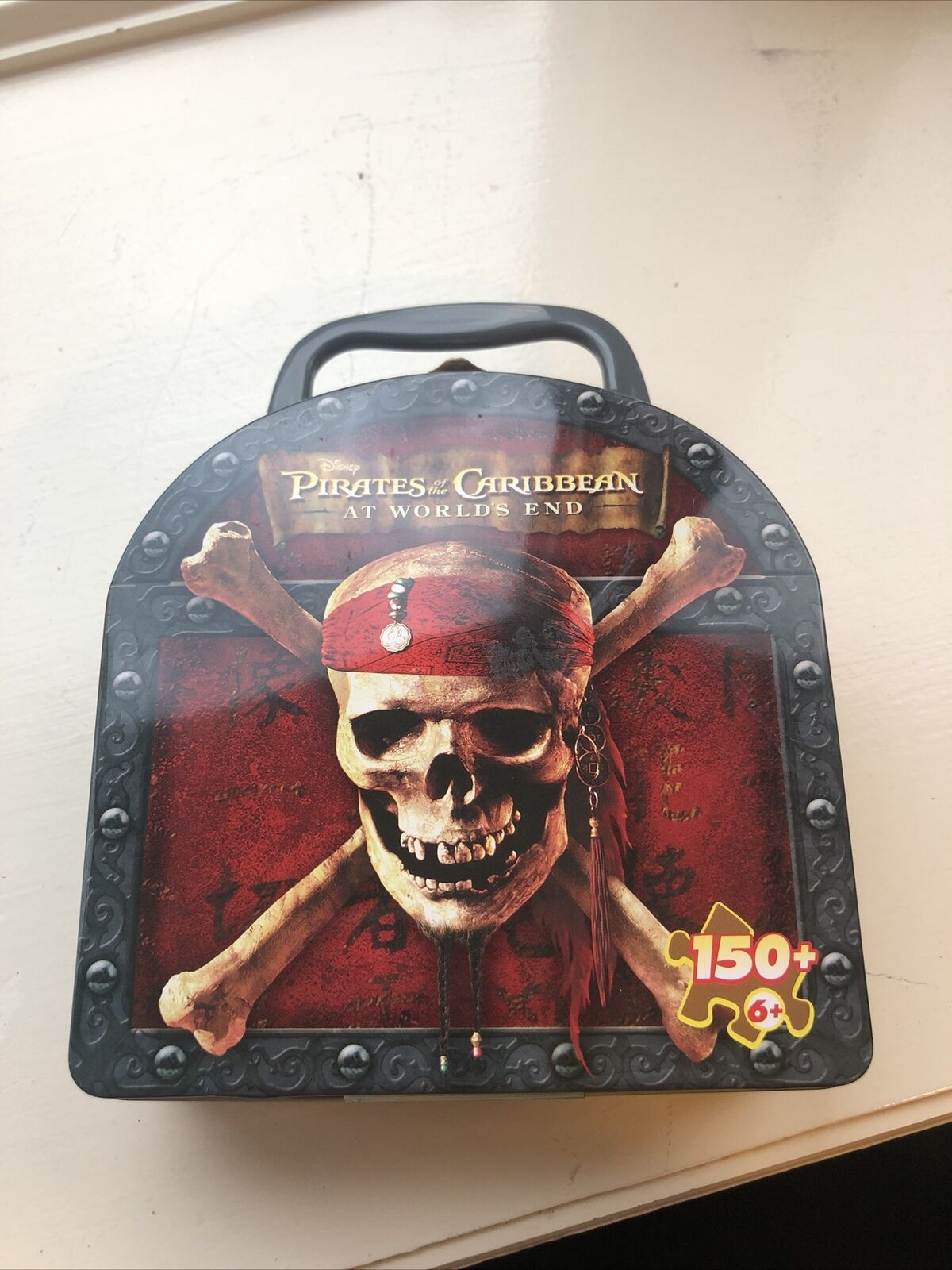 Disney Pirates of the Caribbean at World's End Puzzle in Tin