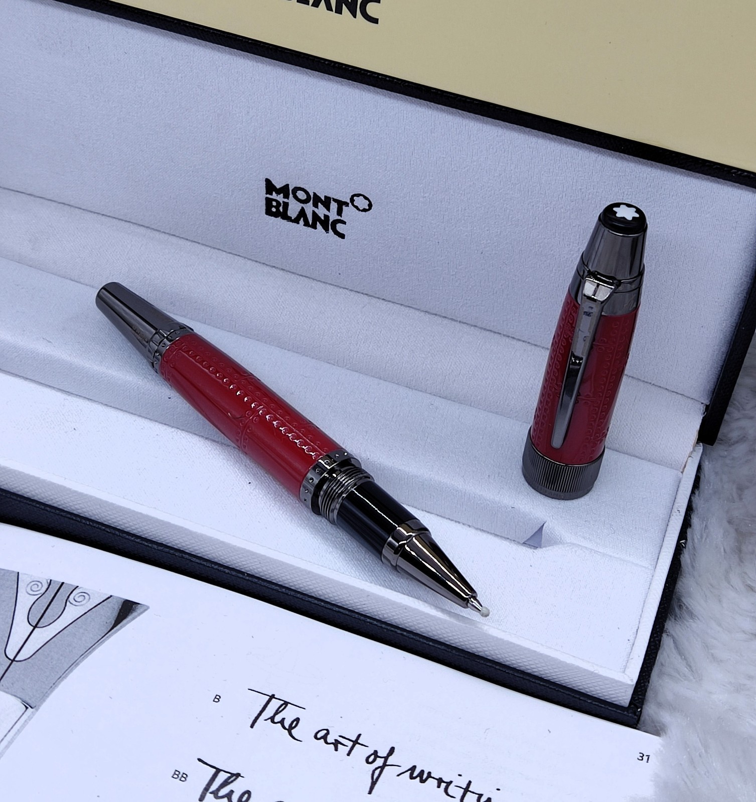 Montblanc Great Writers Edition Antoine de Saint Exupery Rollerball Pen Gift Box Montblanc Great Writers Edition Antoine de Saint Exupery Rollerball Pen Gift Box