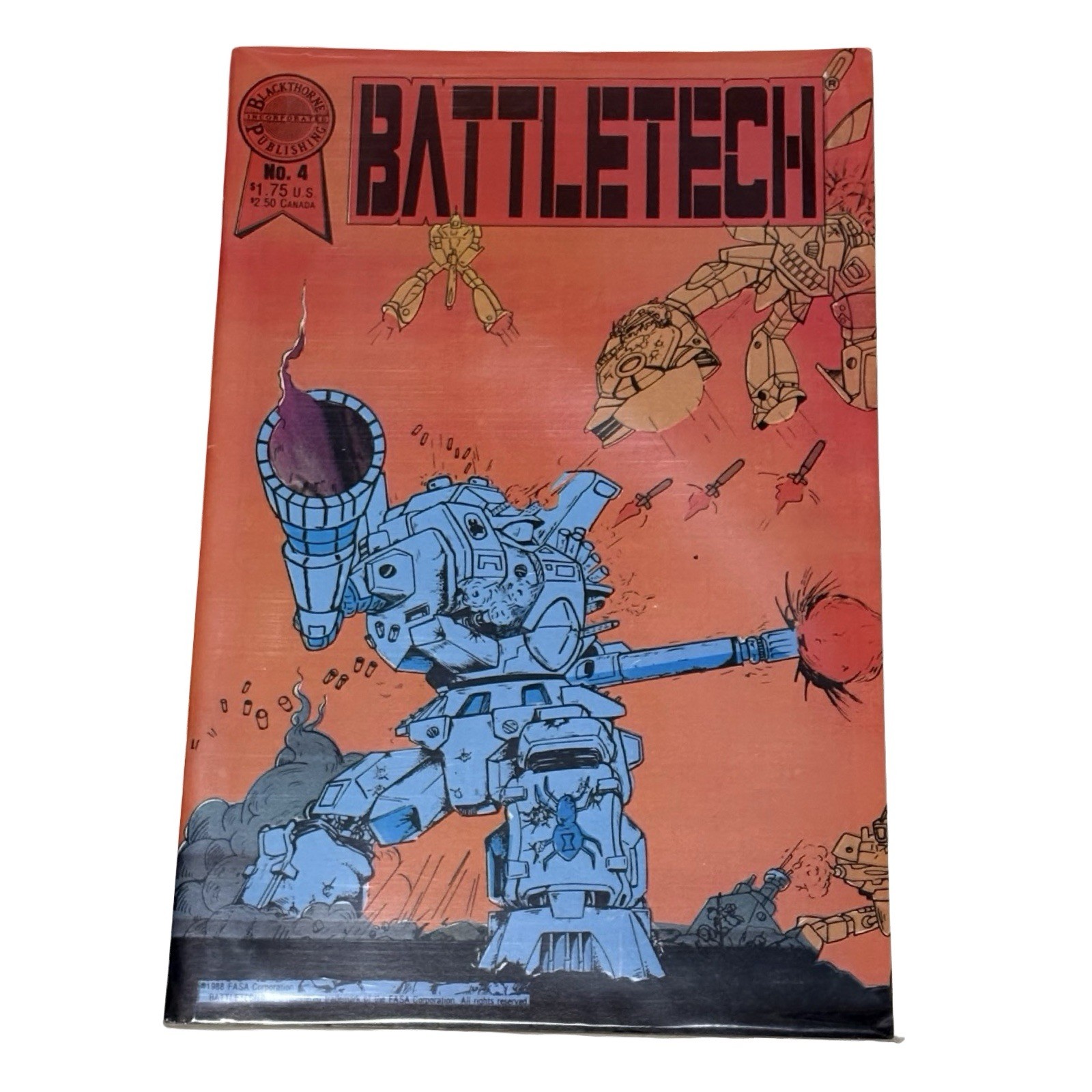 BattleTech #4 (Blackthorne Publishing July 1988) BattleTech #4 (Blackthorne Publishing July 1988)