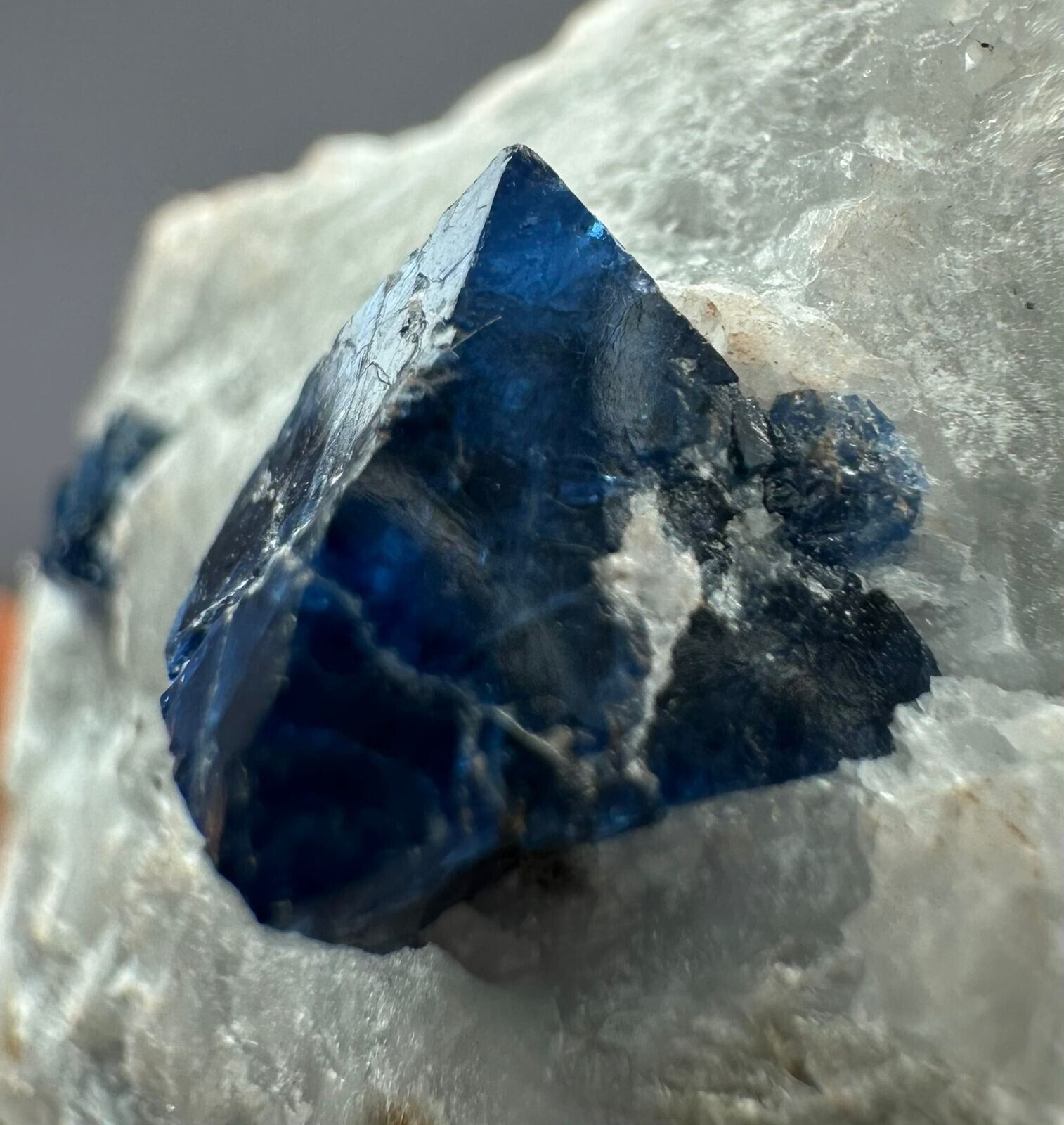 181 Ct Extremely Rare Top Blue Spinel Crystals On Matrix From Skardu Pakistan