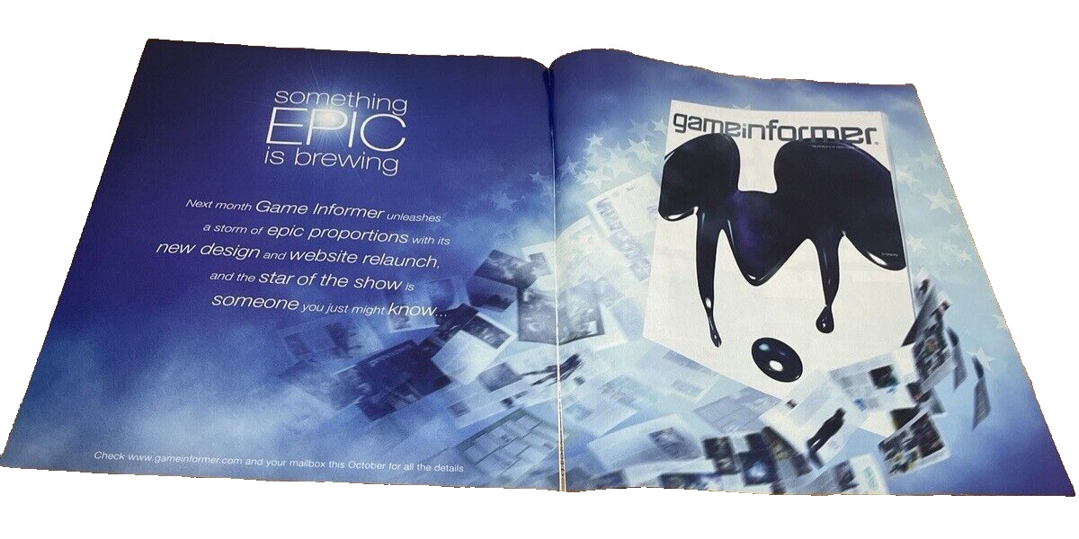Game Informer Original Print Ad / Poster Game Promo Art Epic Mickey