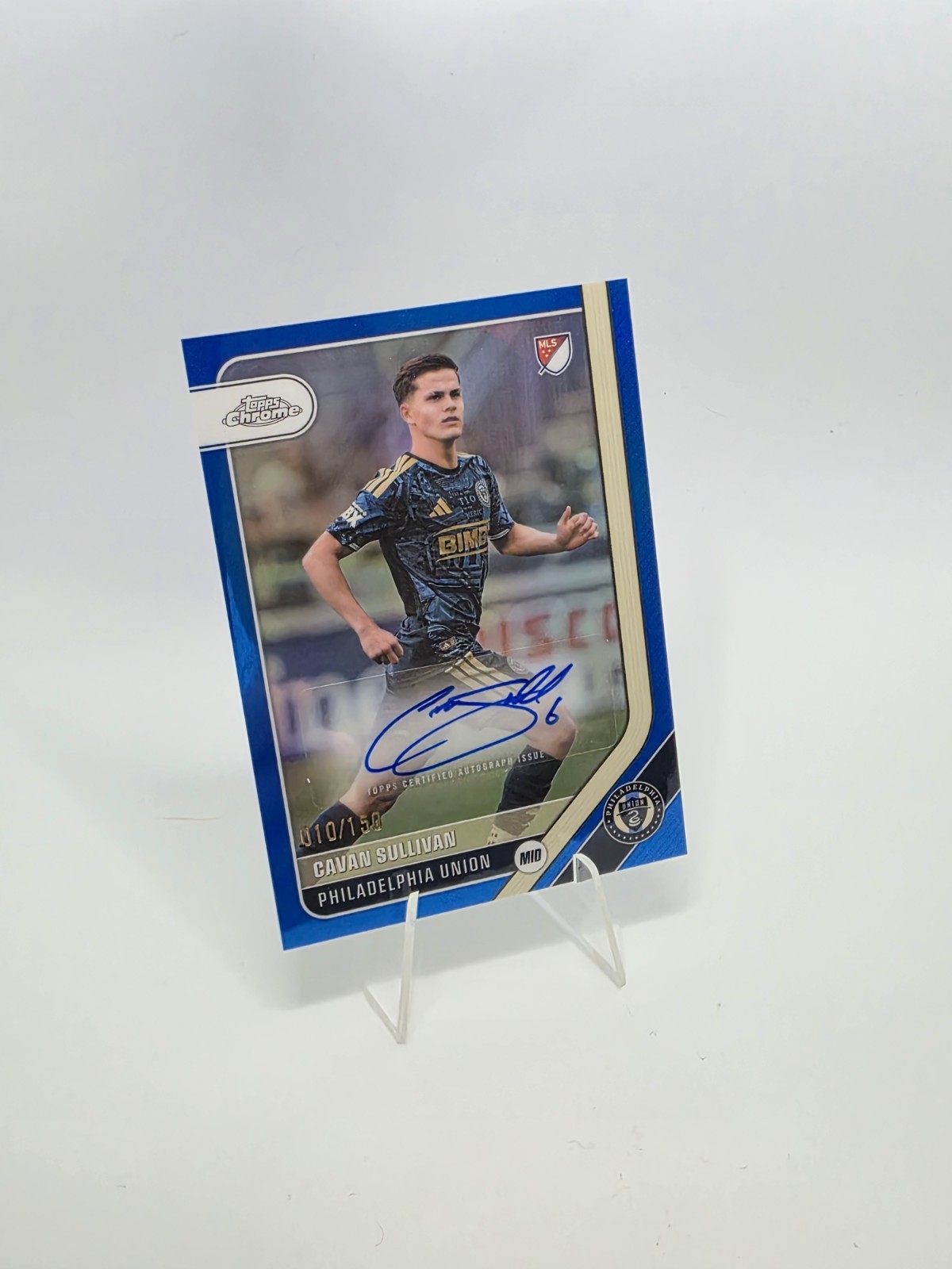 Topps Chrome MLS 2026 Cavan Sullivan CA-CS Auto 10/50 Philadelphia Union Topps Chrome MLS 2026 Cavan Sullivan CA-CS Auto 10/50 Philadelphia Union