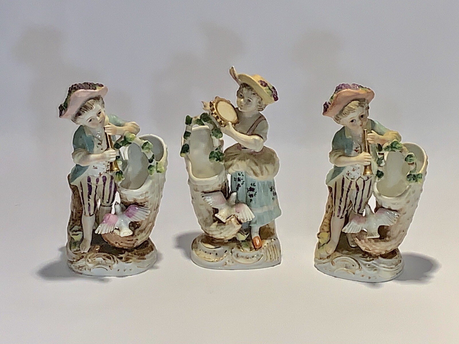Marvelous Vintage 3 Musicians 7.5 Inches Tall UCAGCO Ceramics Japan Figurines Marvelous Vintage 3 Musicians 7.5 Inches Tall UCAGCO Ceramics Japan Figurines