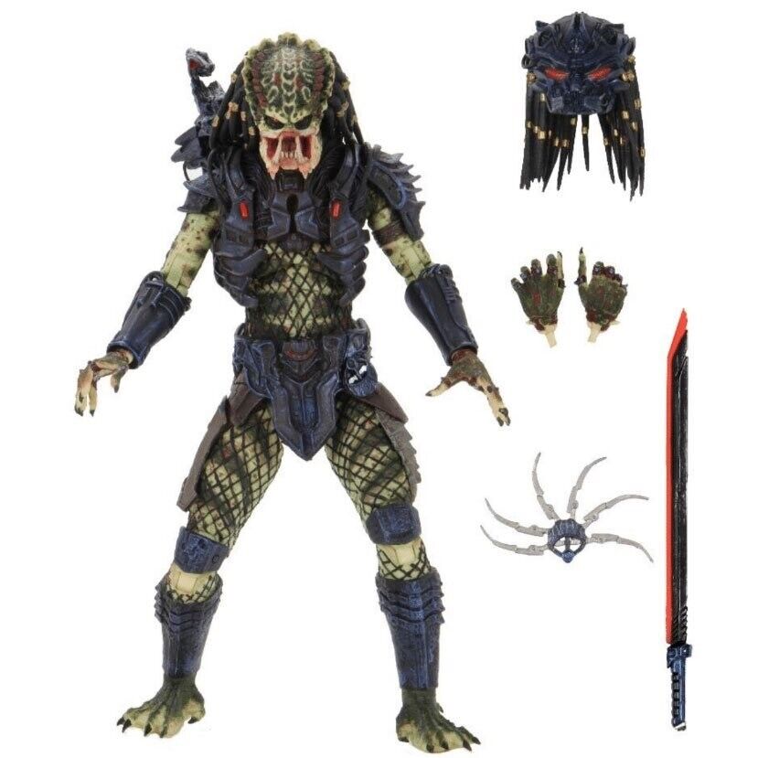 NECA Toys • ULTIMATE Armored Lost Tribe Predator w/LED  •  7 in Fig • Ships Free