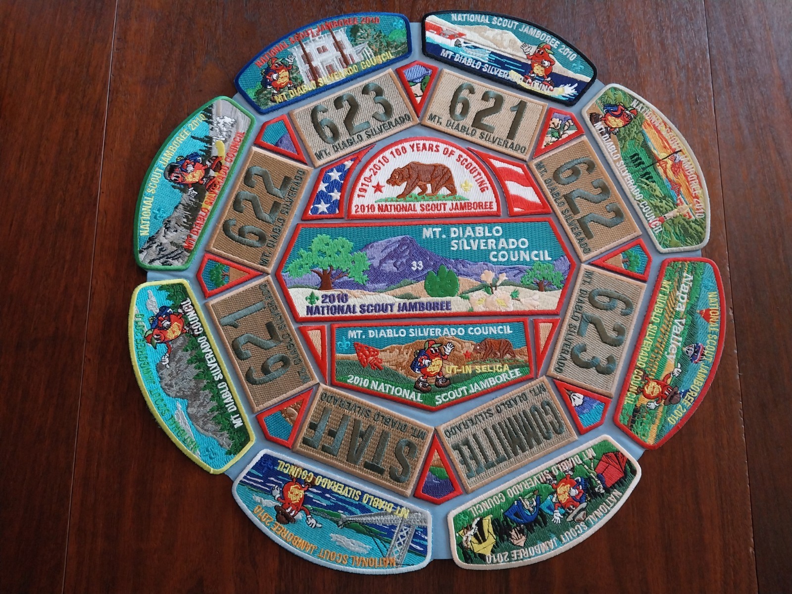 Boy Scouts of America BSA Collectible 2010 Jamboree Council Patch Rondelle New Boy Scouts of America BSA Collectible 2010 Jamboree Council Patch Rondelle New