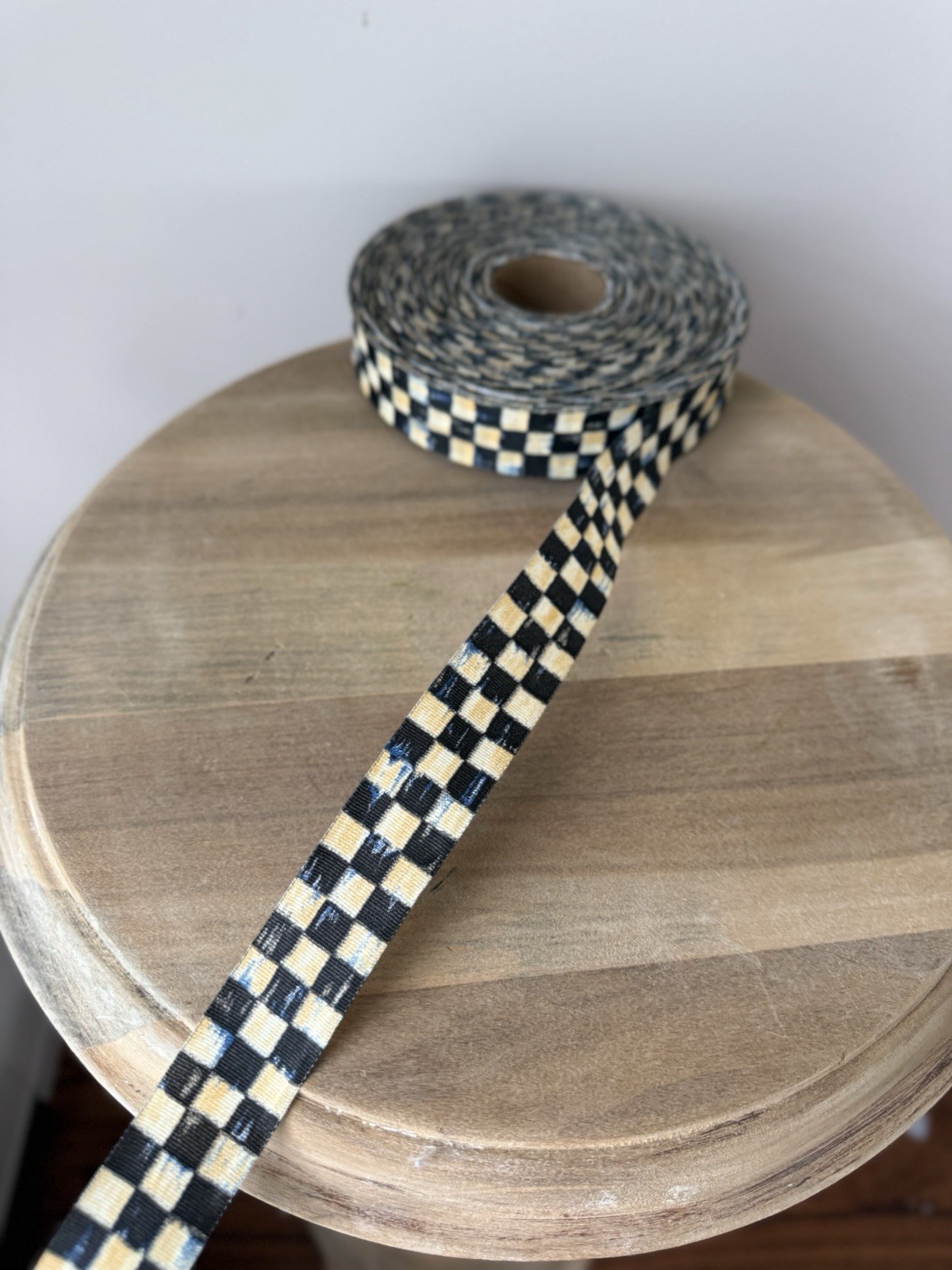 New Retired Mackenzie Childs Courtly Check Taffeta Ribbon I “X 10 Yds Wireless New Retired Mackenzie Childs Courtly Check Taffeta Ribbon I “X 10 Yds Wireless
