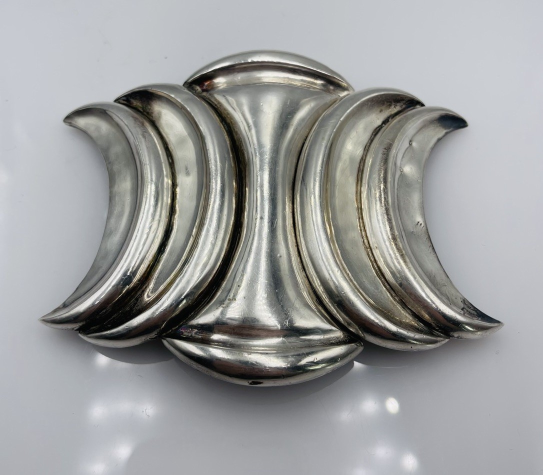 Antonio Pineda Vintage Mexican Sterling Silver Large 2 Piece Belt Buckle Antonio Pineda Vintage Mexican Sterling Silver Large 2 Piece Belt Buckle