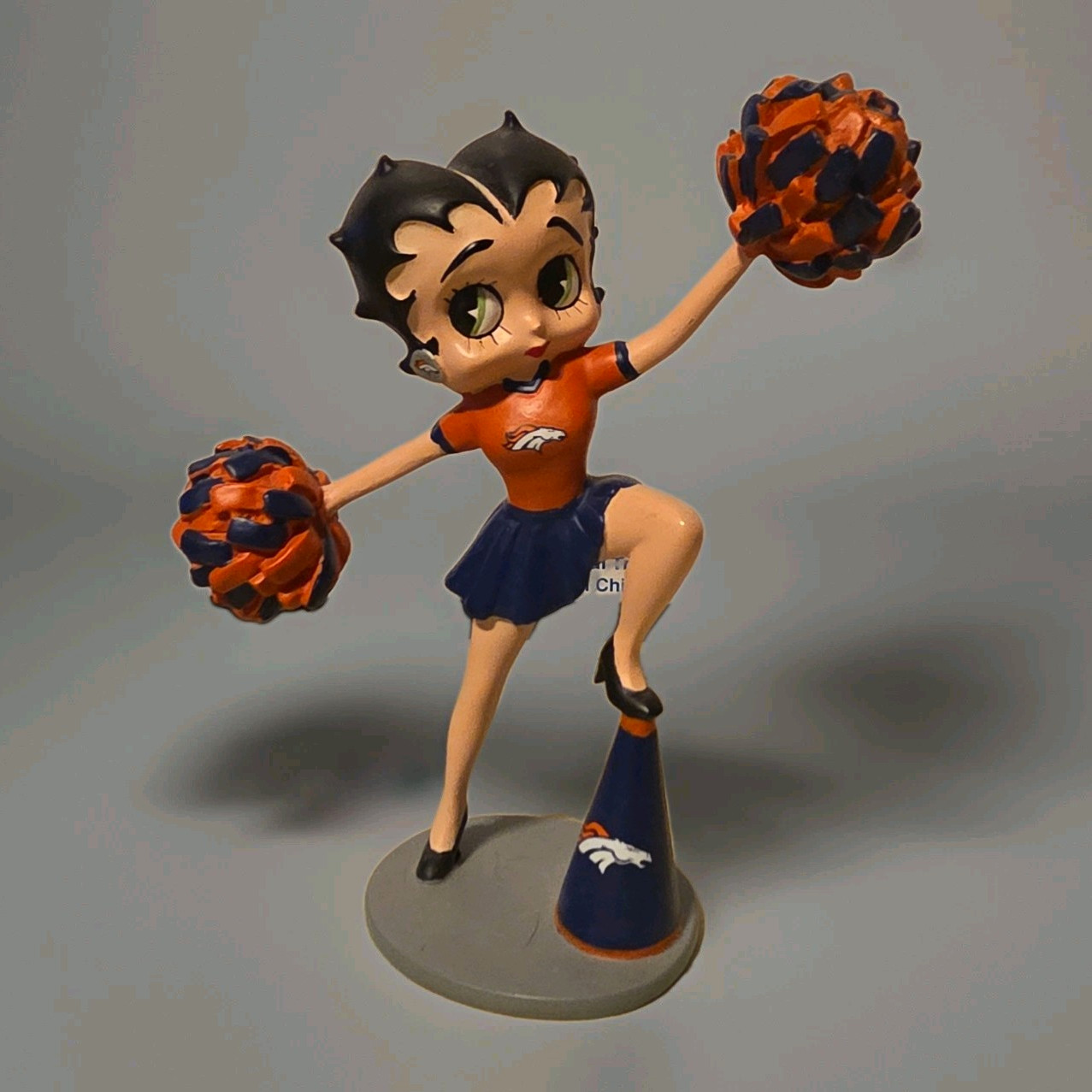 The Hamilton Collection Betty Boop Belle of The Broncos Handbell Figurine 0552 The Hamilton Collection Betty Boop Belle of The Broncos Handbell Figurine 0552