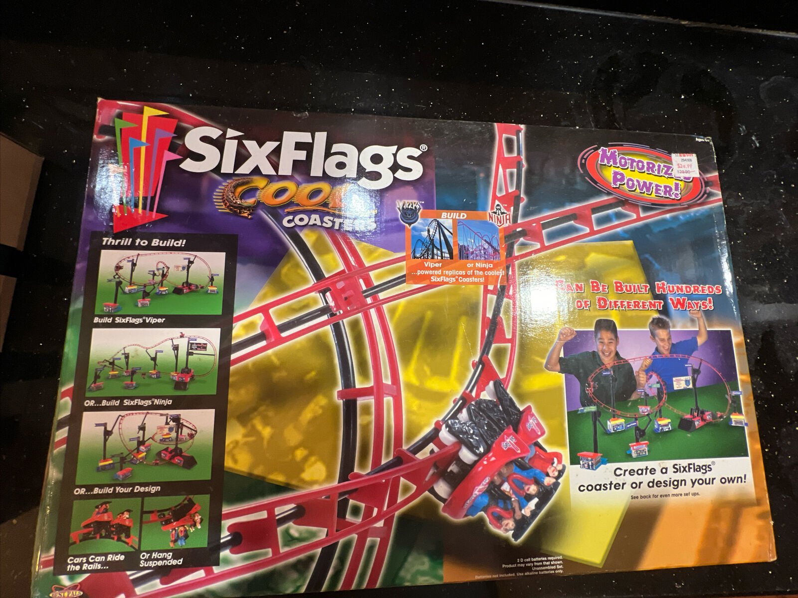 Vintage Six Flags Cool Coaster. Open. But Never Used.Motorized Power.2002
