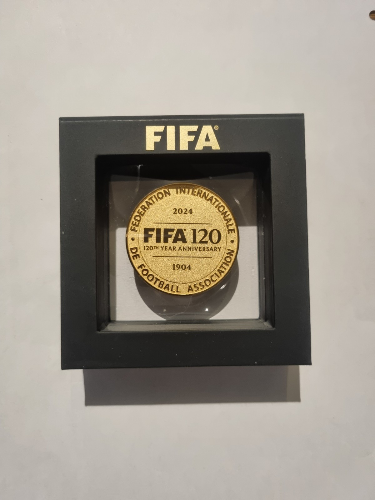 Original FIFA Participant Medal FIFA 120 Year Anniversary Participant Medal Original FIFA Participant Medal FIFA 120 Year Anniversary Participant Medal
