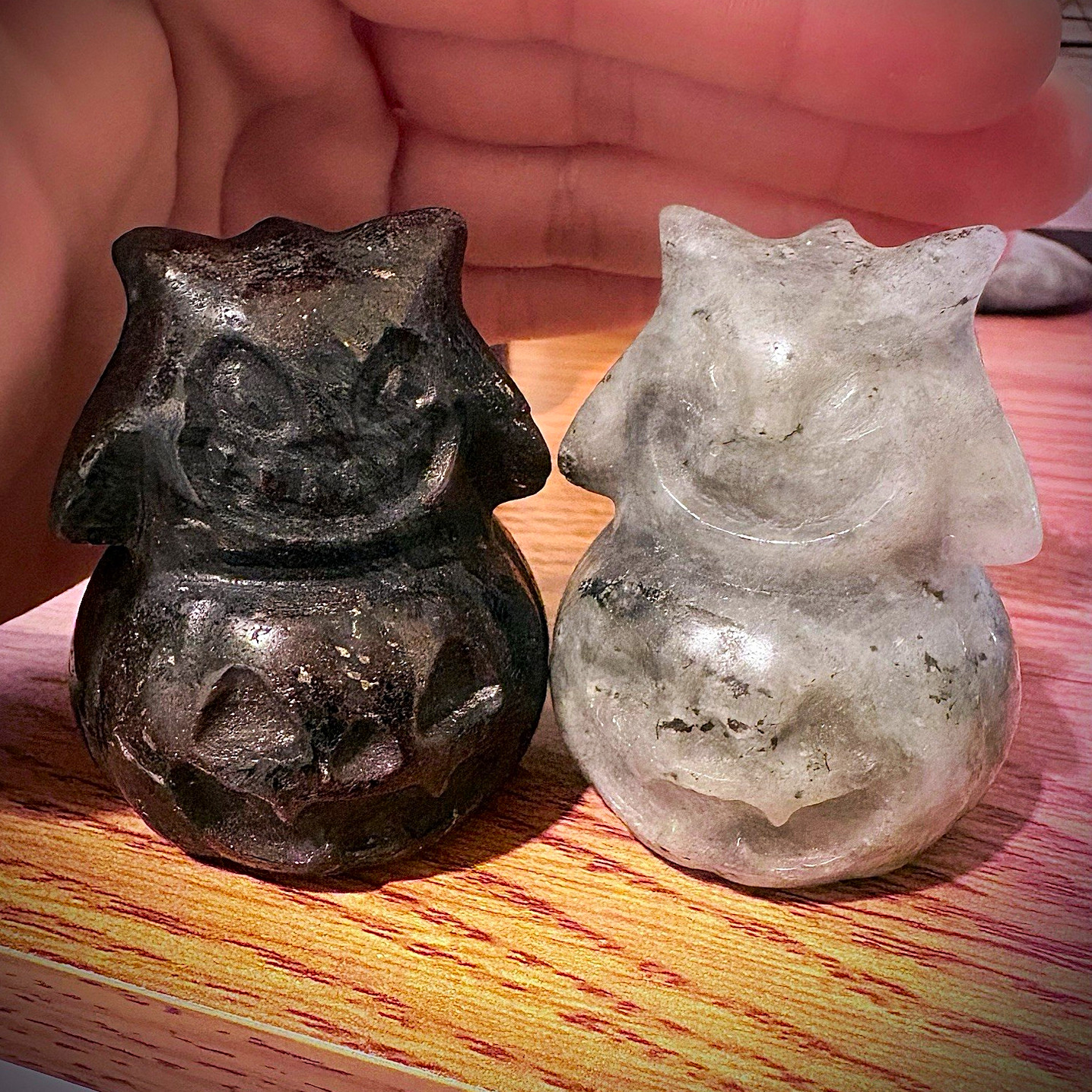 MSG For Deals(:Gengar Pokemon crystal carvings (Labordorite/Garnet/Arfedsonite MSG For Deals(:Gengar Pokemon crystal carvings (Labordorite/Garnet/Arfedsonite