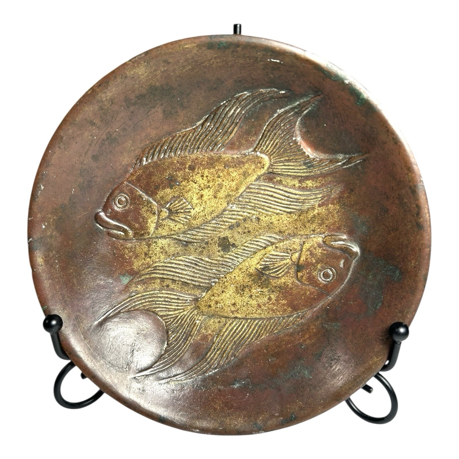 Vintage Ricardo Scarpa Bronze Zodiac Pisces Bowl - Signed Vintage Ricardo Scarpa Bronze Zodiac Pisces Bowl - Signed