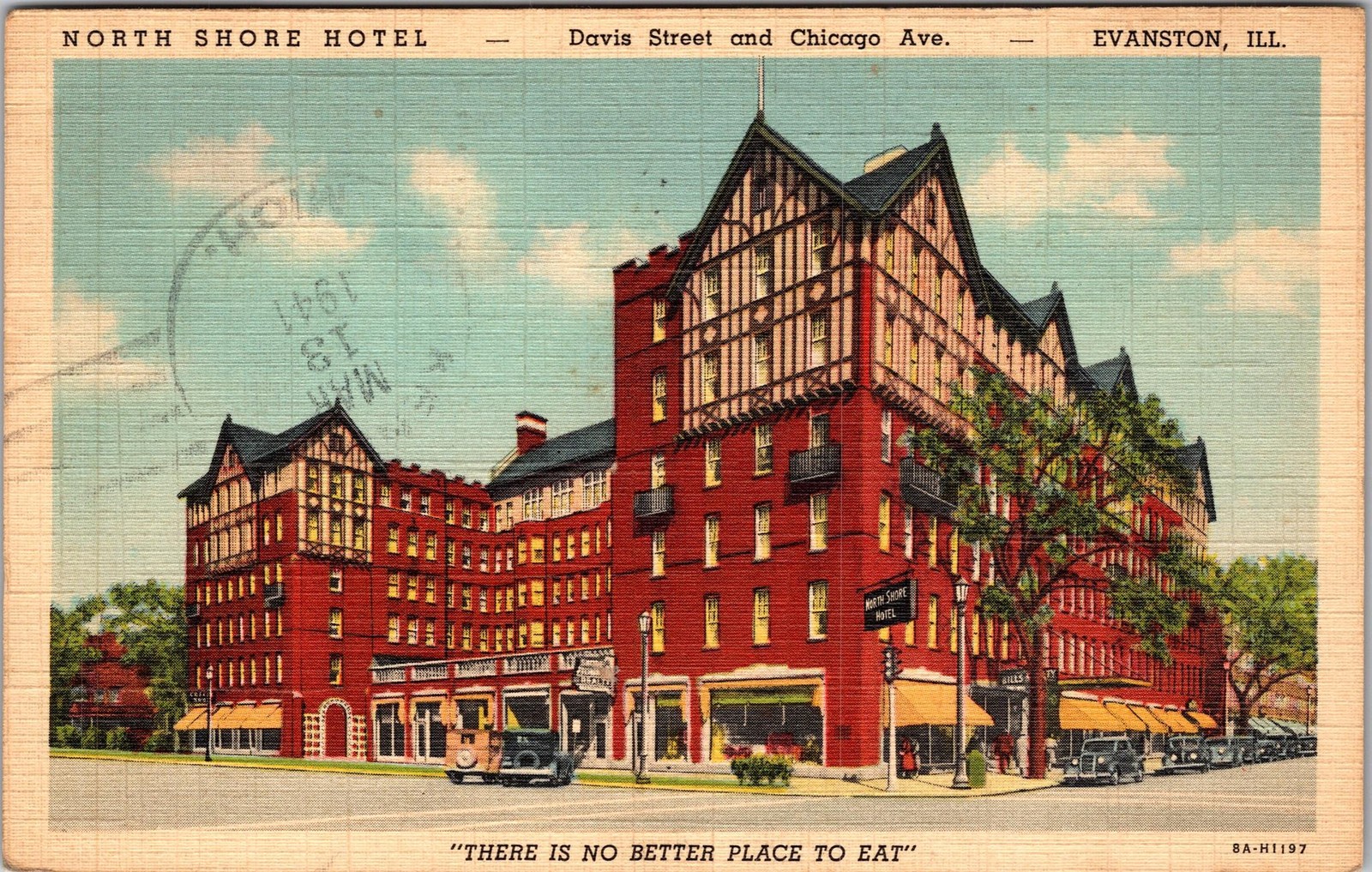 Evanston IL-Illinois, North Shore Hotel, Exterior, Vintage Postcard Evanston IL-Illinois, North Shore Hotel, Exterior, Vintage Postcard
