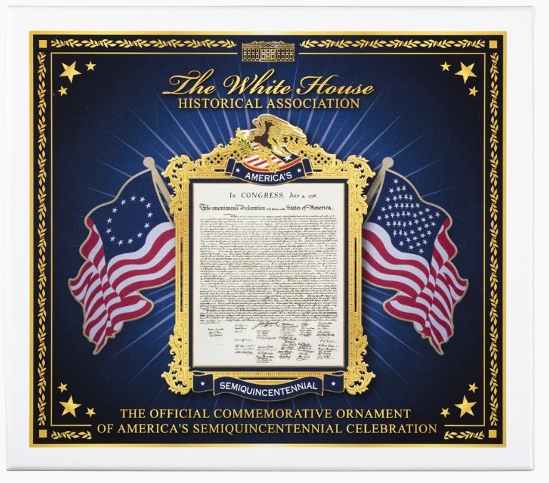 Official 2026 White House Christmas Ornament - 250th Year Commemorative Ornament Official 2026 White House Christmas Ornament - 250th Year Commemorative Ornament