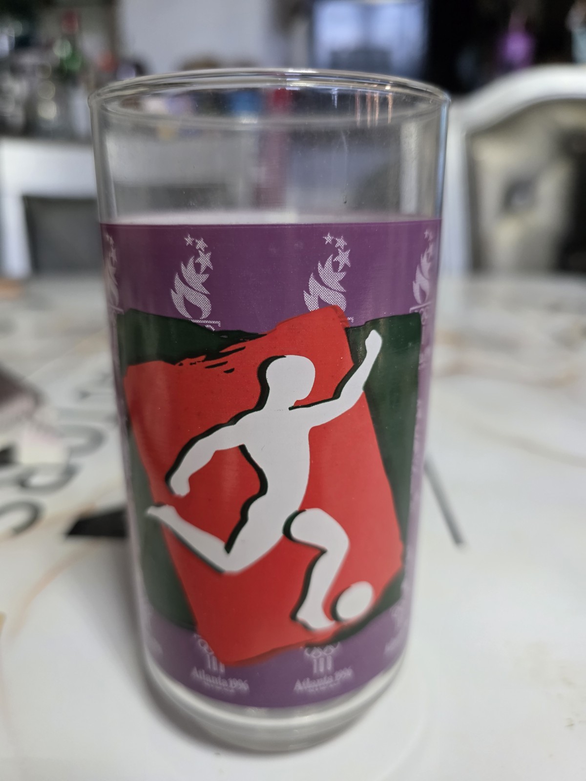 Vintage 1996 Coca-Cola Atlanta Olympic Games Soccer Glass McDonald's... Vintage 1996 Coca-Cola Atlanta Olympic Games Soccer Glass McDonald's...