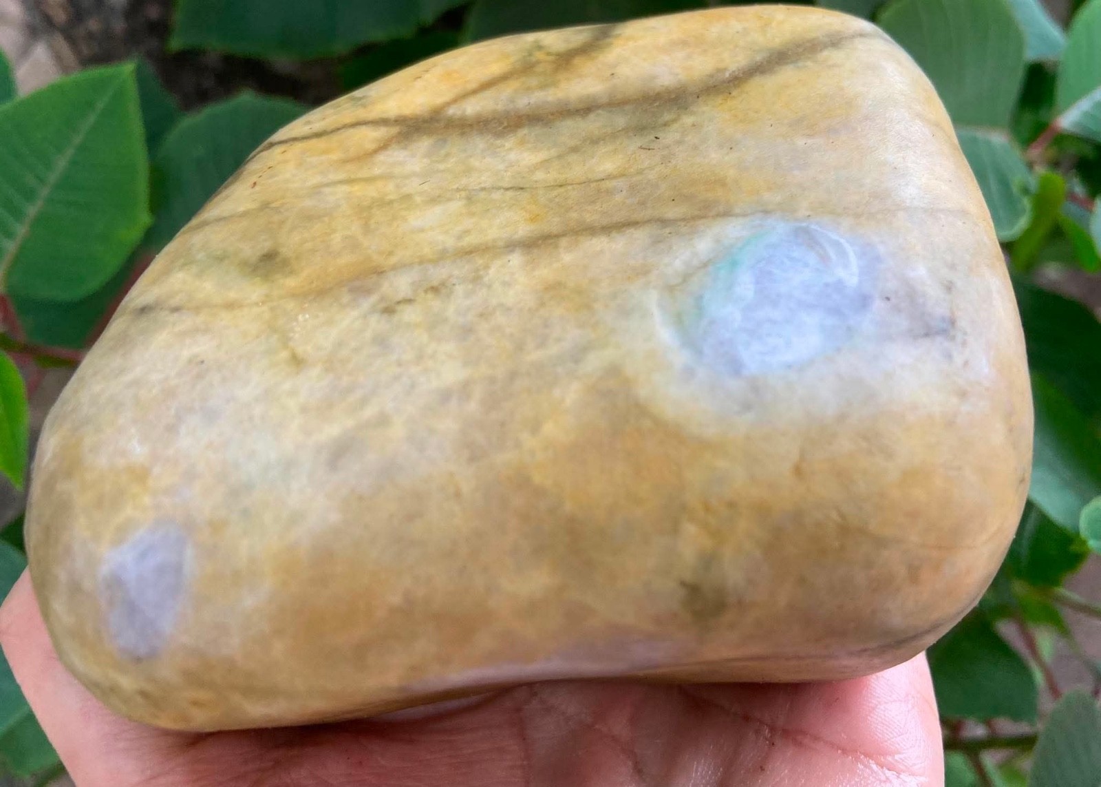 Natural Burmese Jadeite Rough Stone - 1.15 kg - Untreated, Lavender & Green - Ge Natural Burmese Jadeite Rough Stone - 1.15 kg - Untreated, Lavender & Green - Ge
