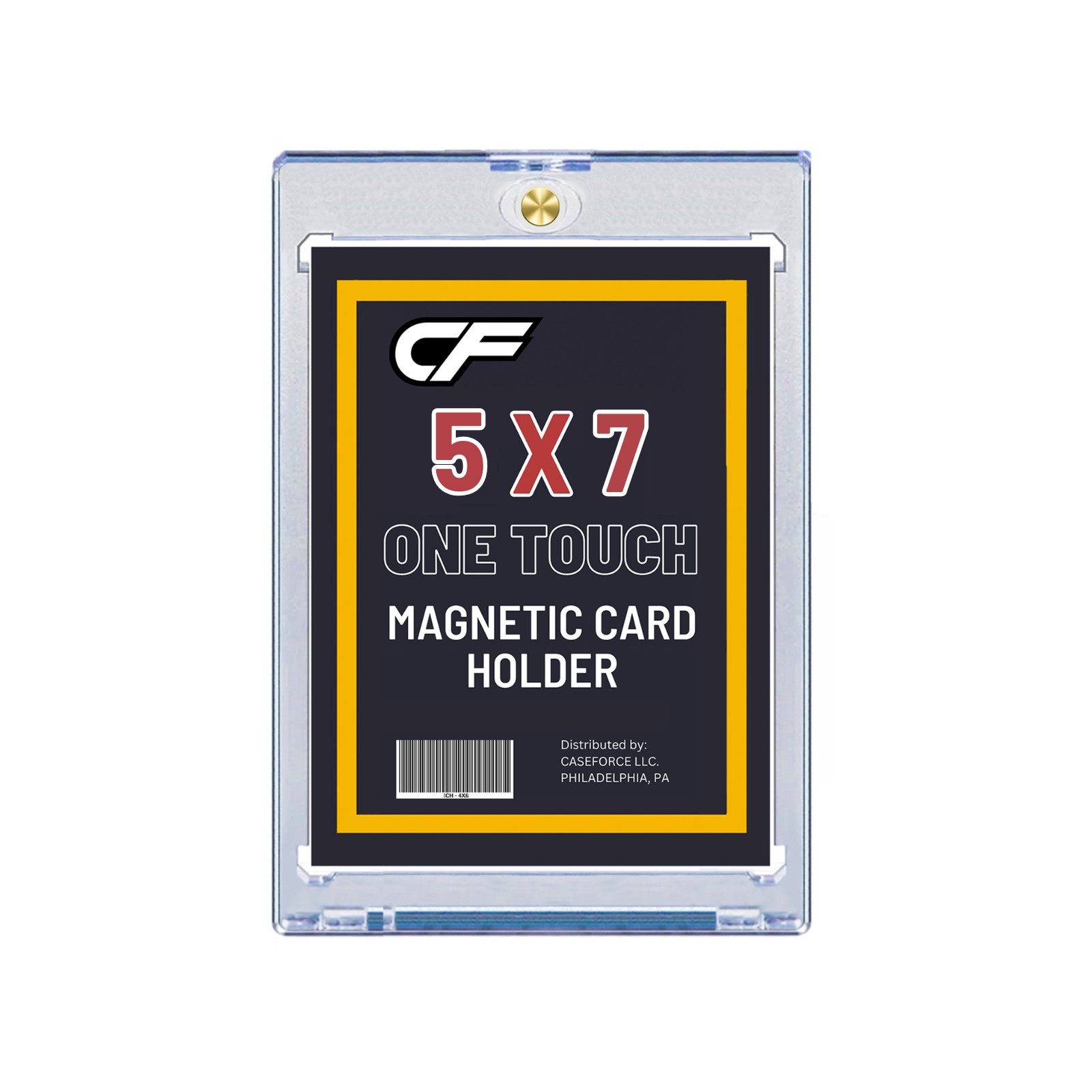 CF Magnetic Card Holder One Touch - 5" x 7"  Sports 5x7 Post Card Photo Holder