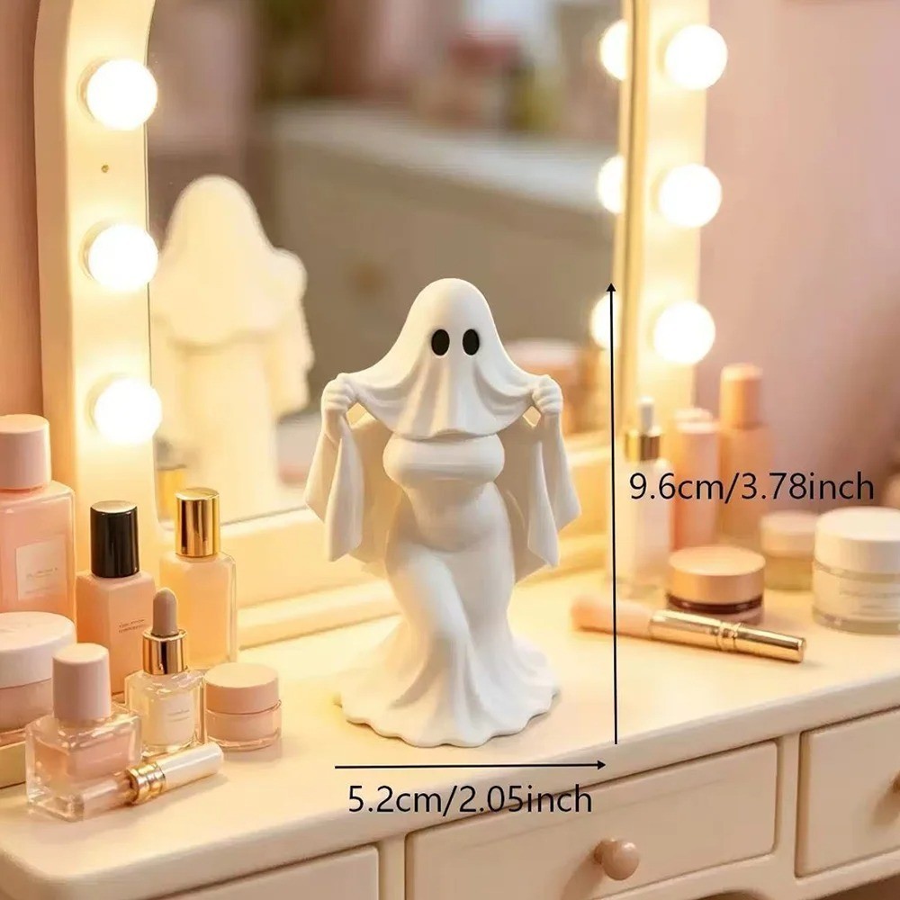 3D Printed Ghost Statue Muscular Curvy Figurine Halloween Tabletop Party Decor 3D Printed Ghost Statue Muscular Curvy Figurine Halloween Tabletop Party Decor