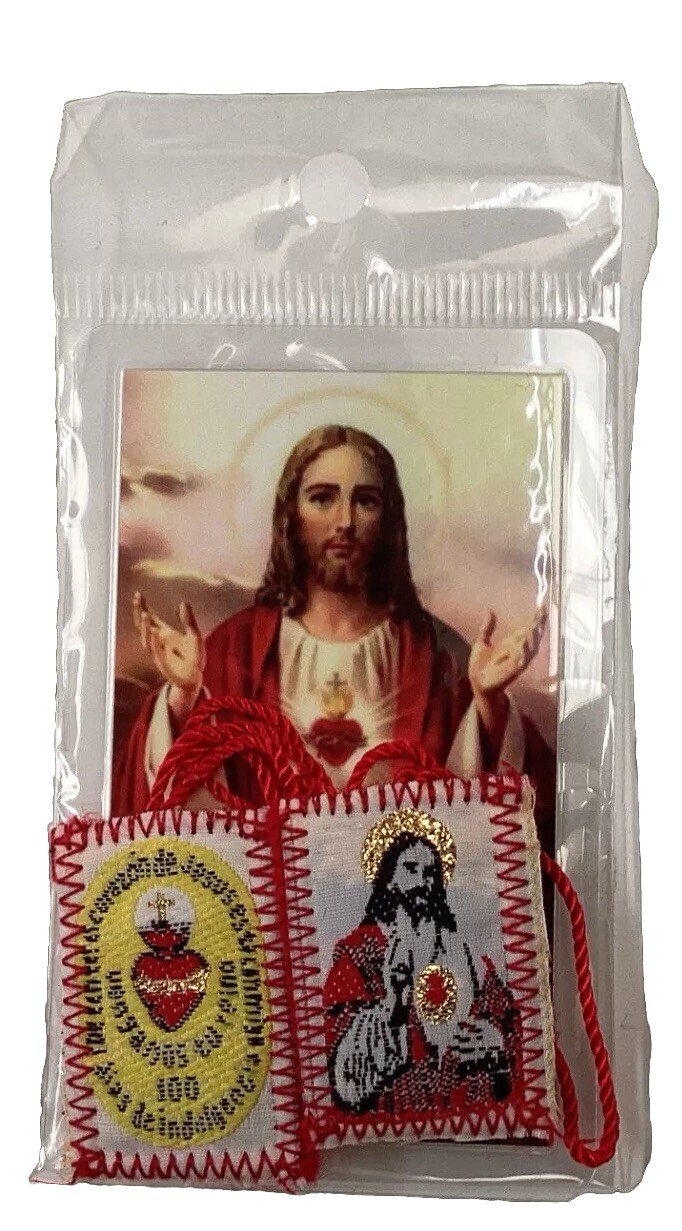 Scapular Of Sacred Heart Detente/Escapulario Sagrado Corazon, Detente Scapular Of Sacred Heart Detente/Escapulario Sagrado Corazon, Detente