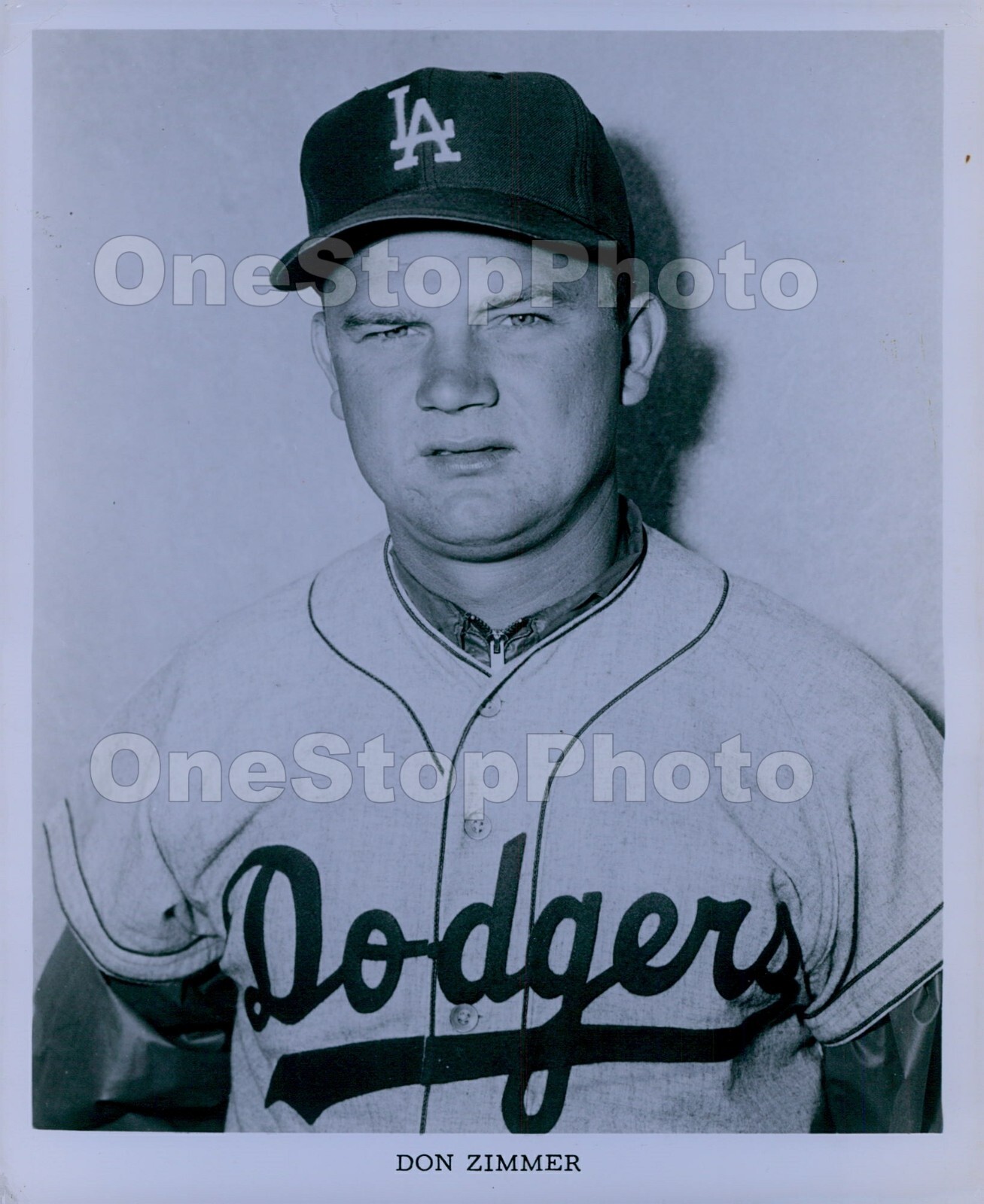 1959 DON ZIMMER Los Angeles Dodgers Press Photo 1959 DON ZIMMER Los Angeles Dodgers Press Photo