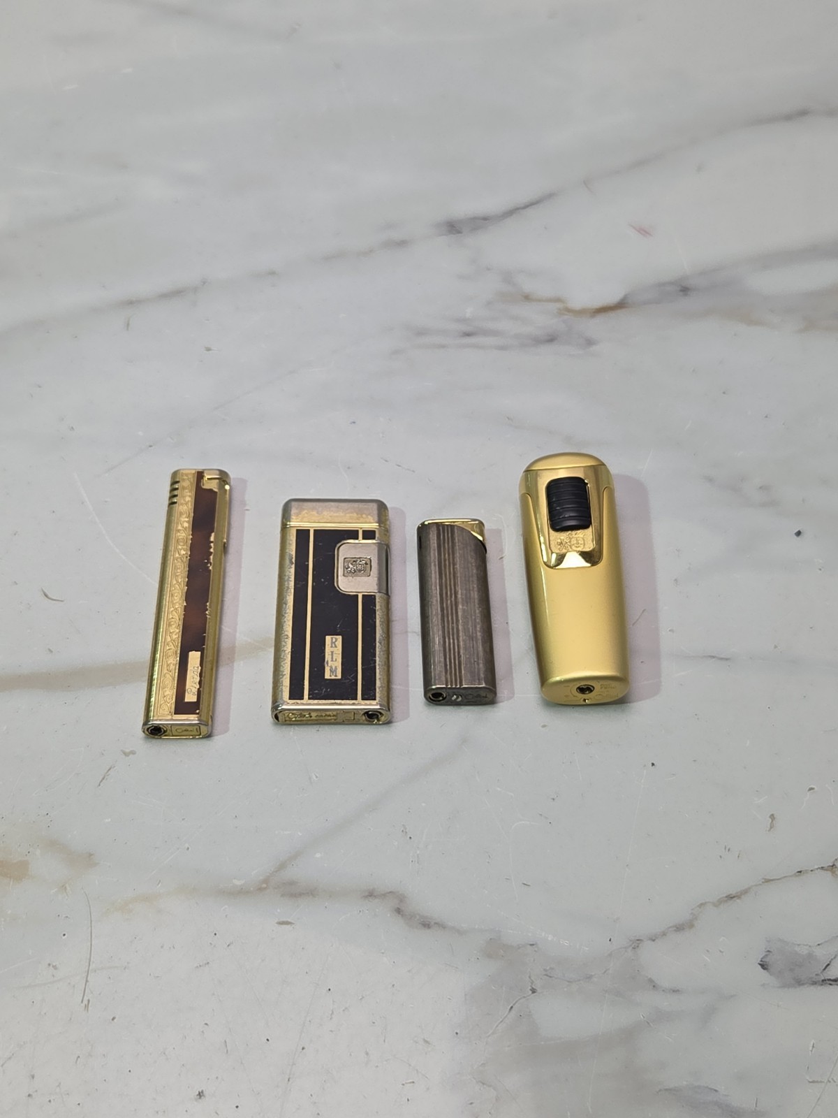 Vintage Colibri Butane 4 Lighter Lot Vintage Colibri Butane 4 Lighter Lot