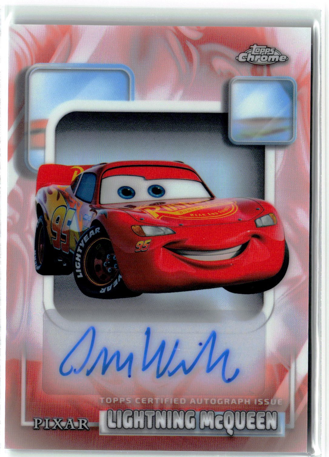 Lightning McQueen 2026 Topps Disney Chrome AA-OW Cars Auto Owen Wilson Lightning McQueen 2026 Topps Disney Chrome AA-OW Cars Auto Owen Wilson