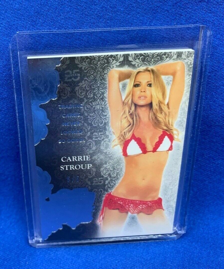 CARRIE STROUP 2019 Benchwarmer 25 Years Silver Foil Premium Base /5