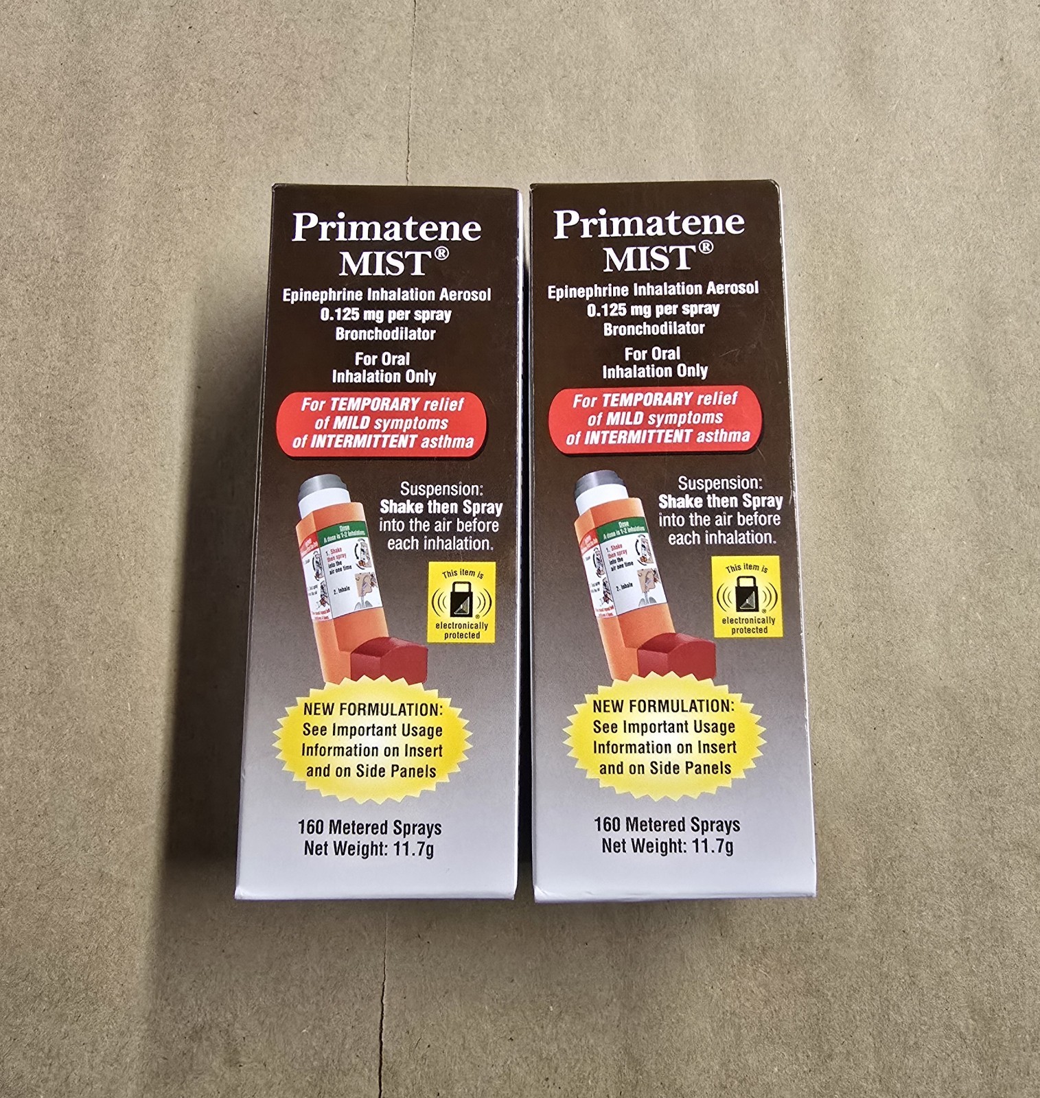 2 Pack Primatene MIST Epinephrine Inhaler EXP 12/2027+  USA NEW