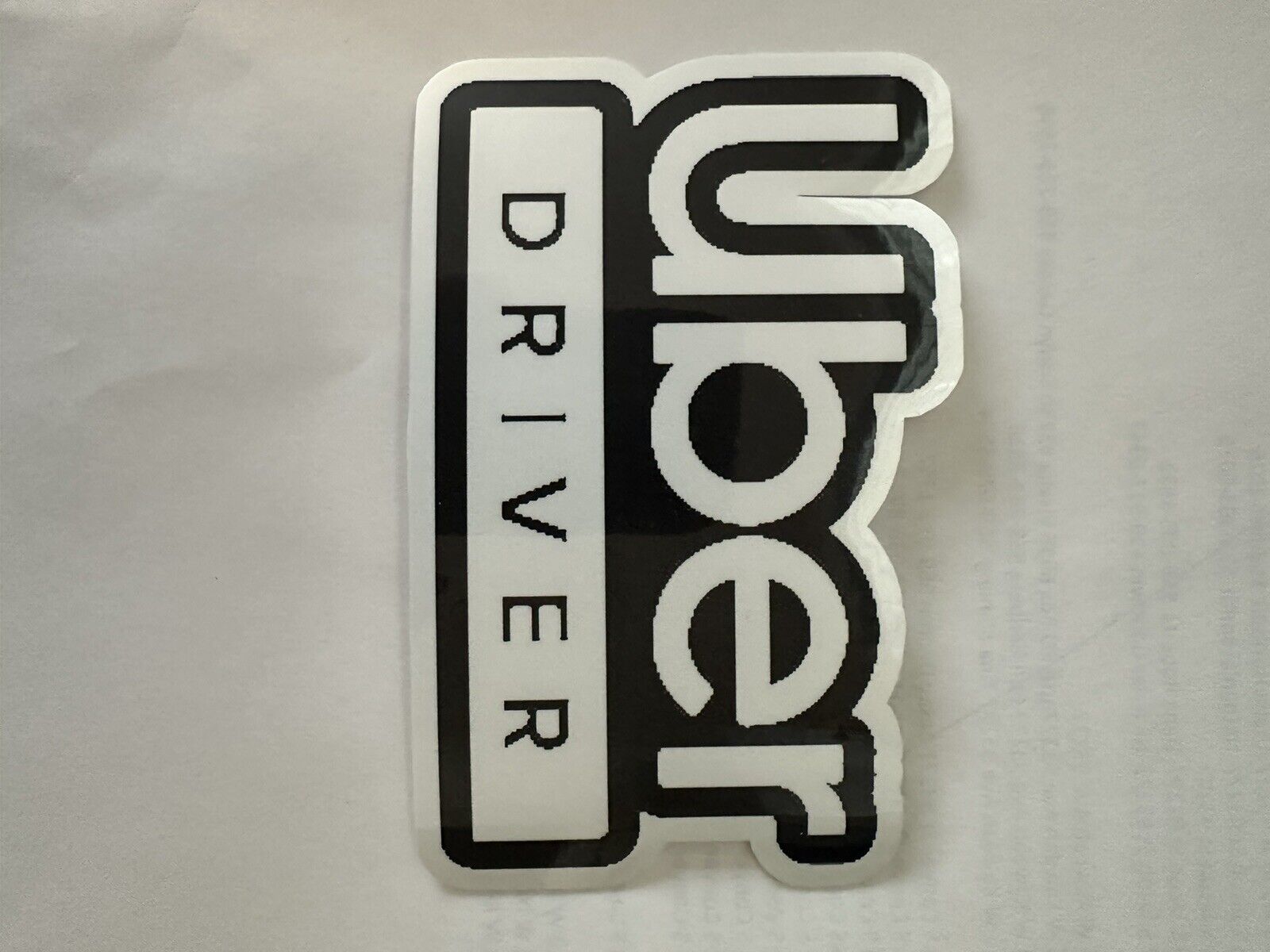 Large Uber Driver Sticker