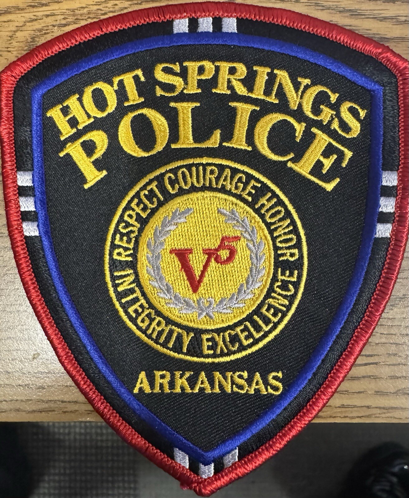 Vintage Hot Springs, AR Police Dept. Patch Vintage Hot Springs, AR Police Dept. Patch