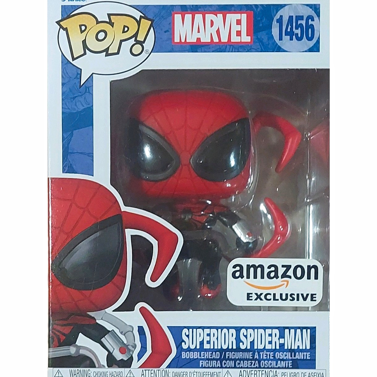Funko Pop Marvel Superior Spider-Man Vinyl Amazon Exclusive #1456 Funko Pop Marvel Superior Spider-Man Vinyl Amazon Exclusive #1456