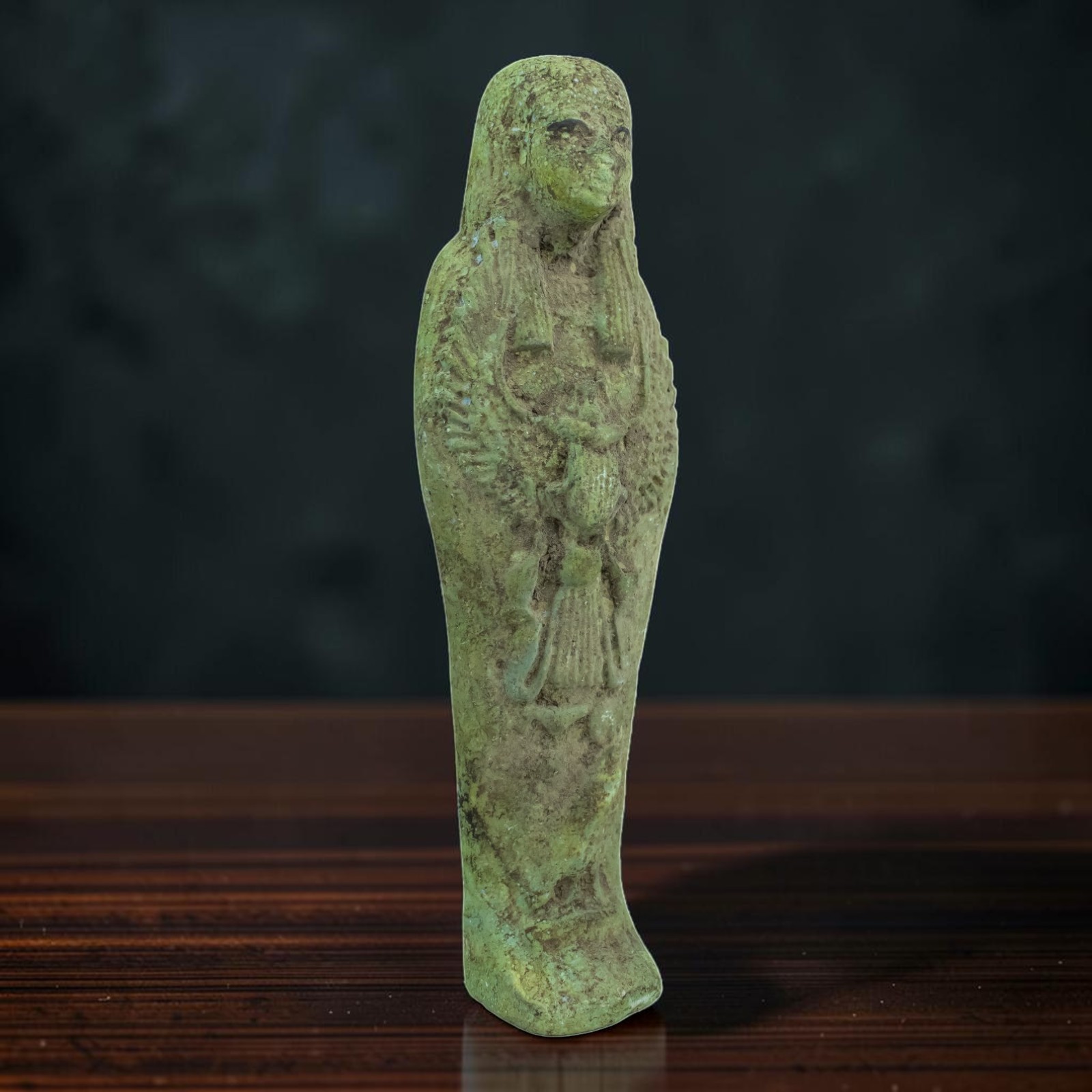 Rare Antique Pharaonic Ushabti Statue Unique Mythology King Servant Antiques BC Rare Antique Pharaonic Ushabti Statue Unique Mythology King Servant Antiques BC